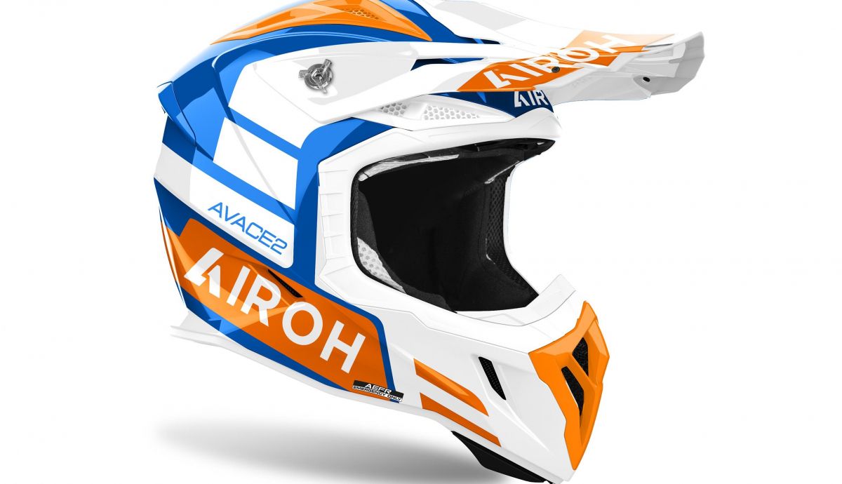 AIROH AVIATOR ACE 2 SAKE ORANGE GLOSS A AIROH AVIATOR ACE 2 SAKE ORANGE GLOSS A
