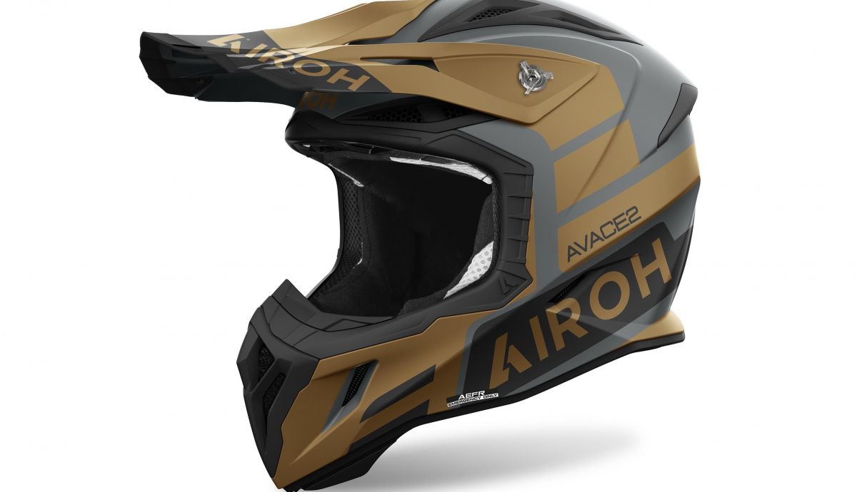 AIROH AVIATOR ACE 2 SAKE GOLD MATT B AIROH AVIATOR ACE 2 SAKE GOLD MATT B