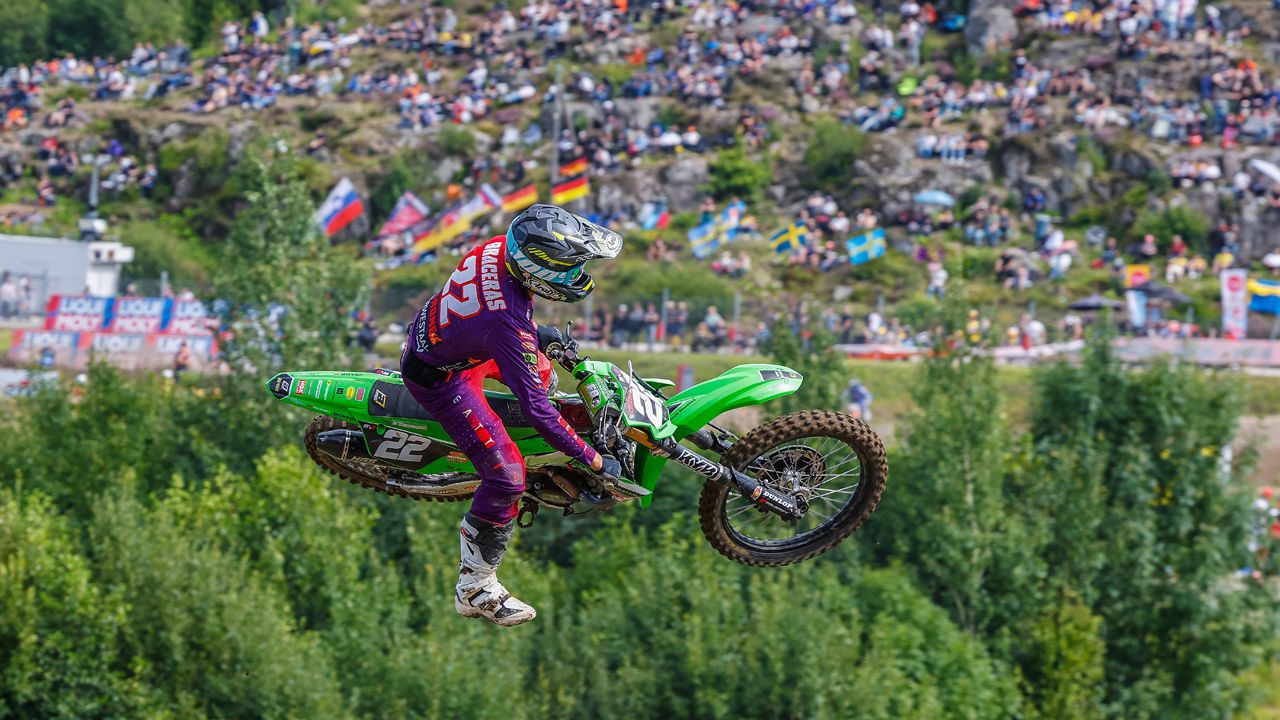 David Braceras en el Gran Premio de Matterley Basin (Foto: Kawasaki / Pascal Haudiquert)