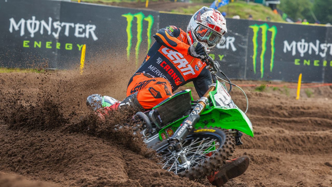 David Braceras en la carrera de Arnhem, Holanda (Foto: Kawasaki / Pascal Haudiquert)