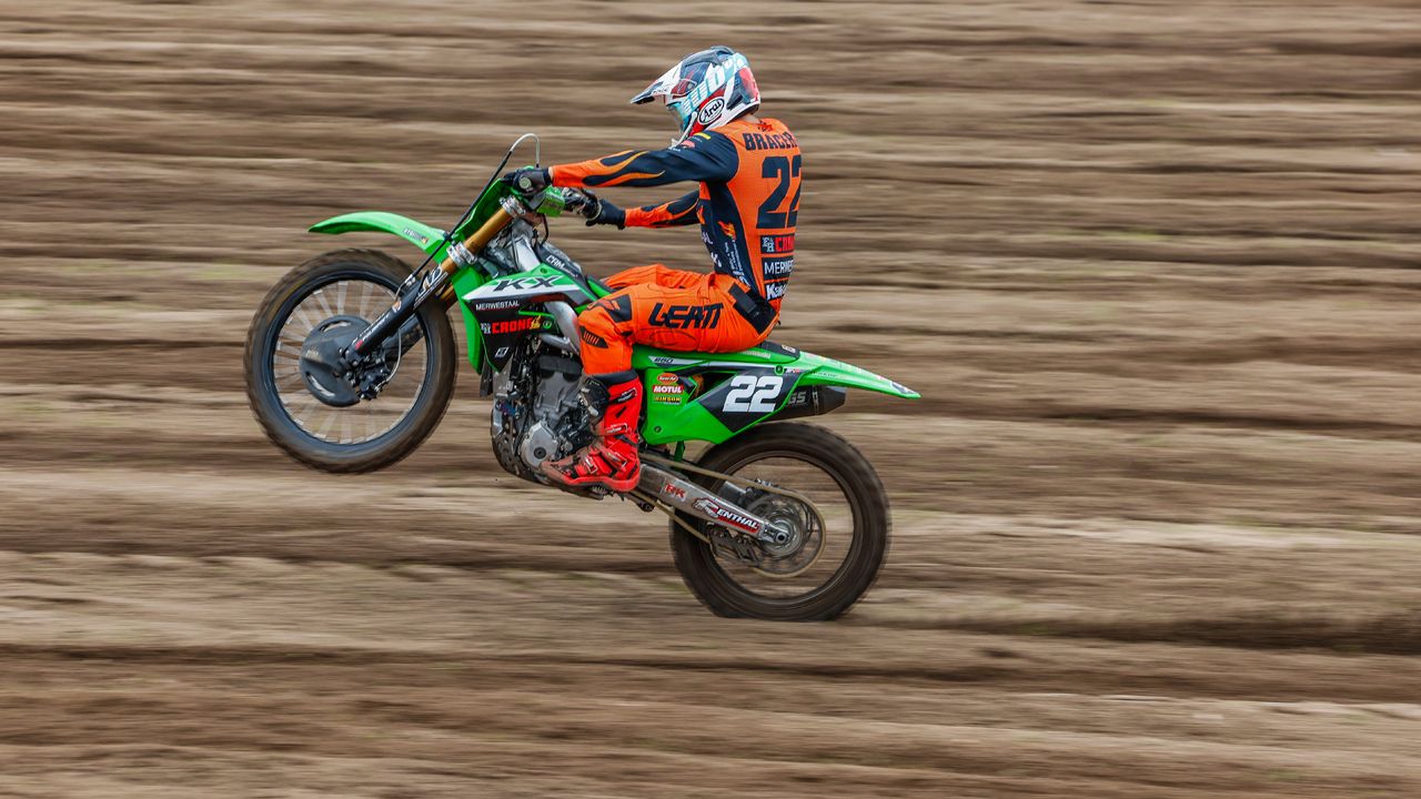 David Braceras en el Gran Premio de Holanda (Foto: Kawasaki / Pascal Haudiquert)
