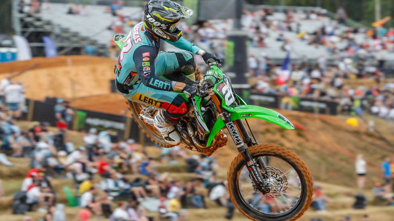 David Braceras en la pista de Agueda (Foto: Kawasaki / Pascal Haudiquert)