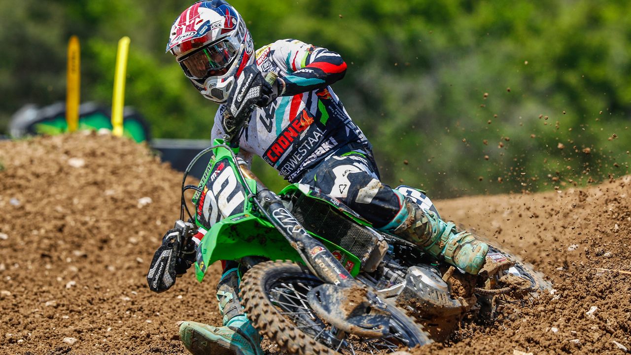 David Braceras en la cita de Francia (Foto: Kawasaki / Pascal Haudiquert)