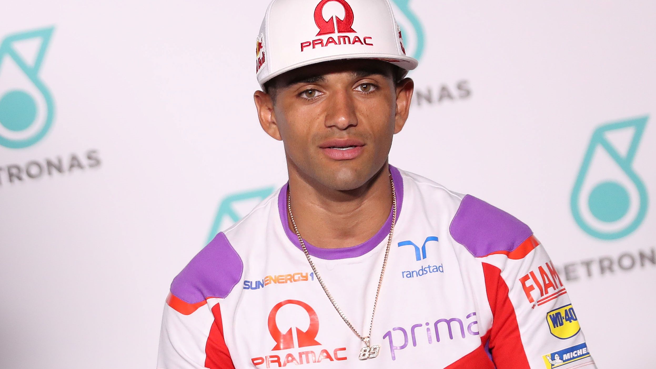 Jorge Martín durante la rueda de prensa previa al GP de Malasia de MotoGP 2023