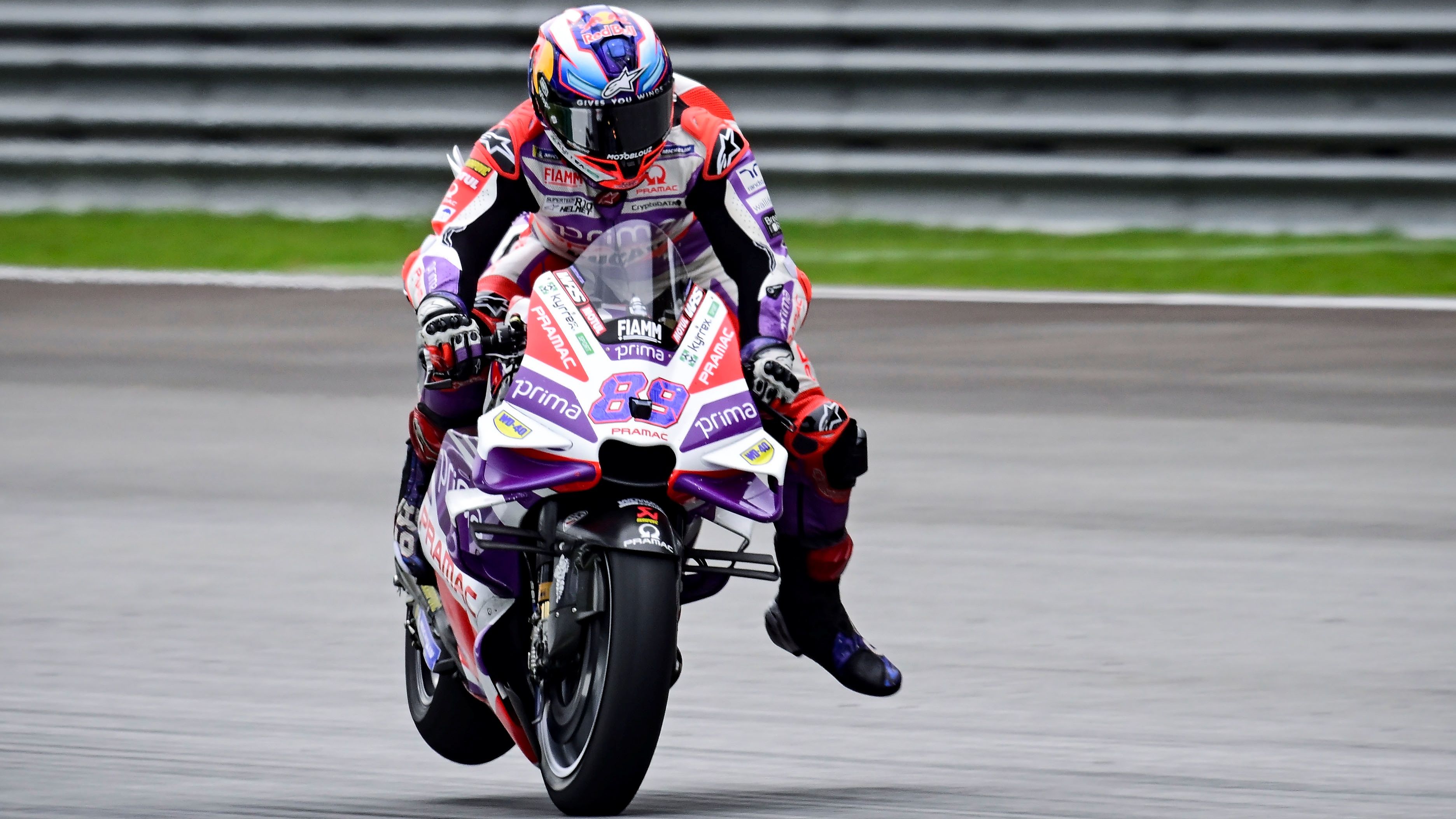 Jorge Martín apurando una frenada, MotoGP Malasia 2023