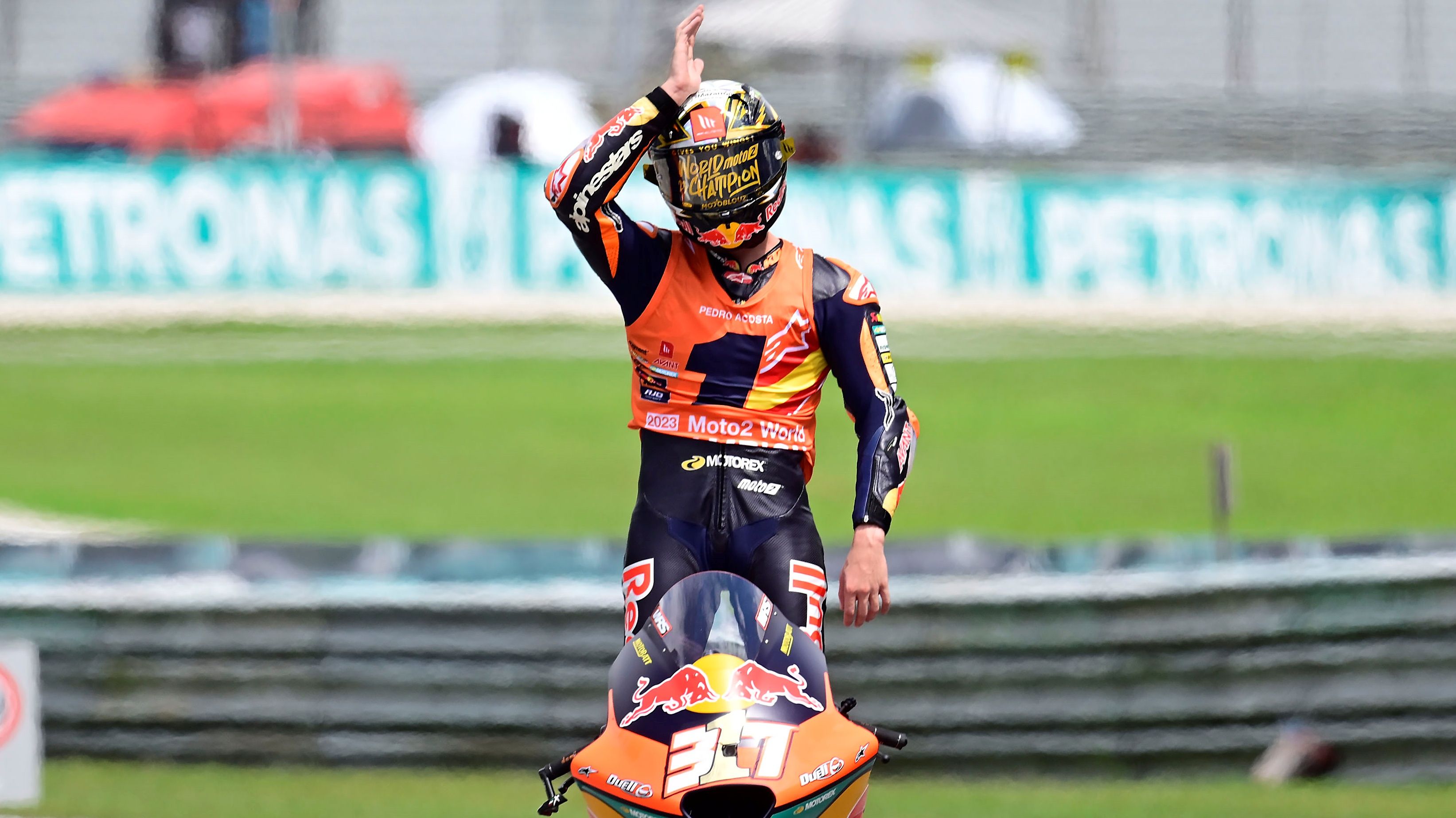 Pedro Acosta se proclama campeón del mundo, Malasia 2023