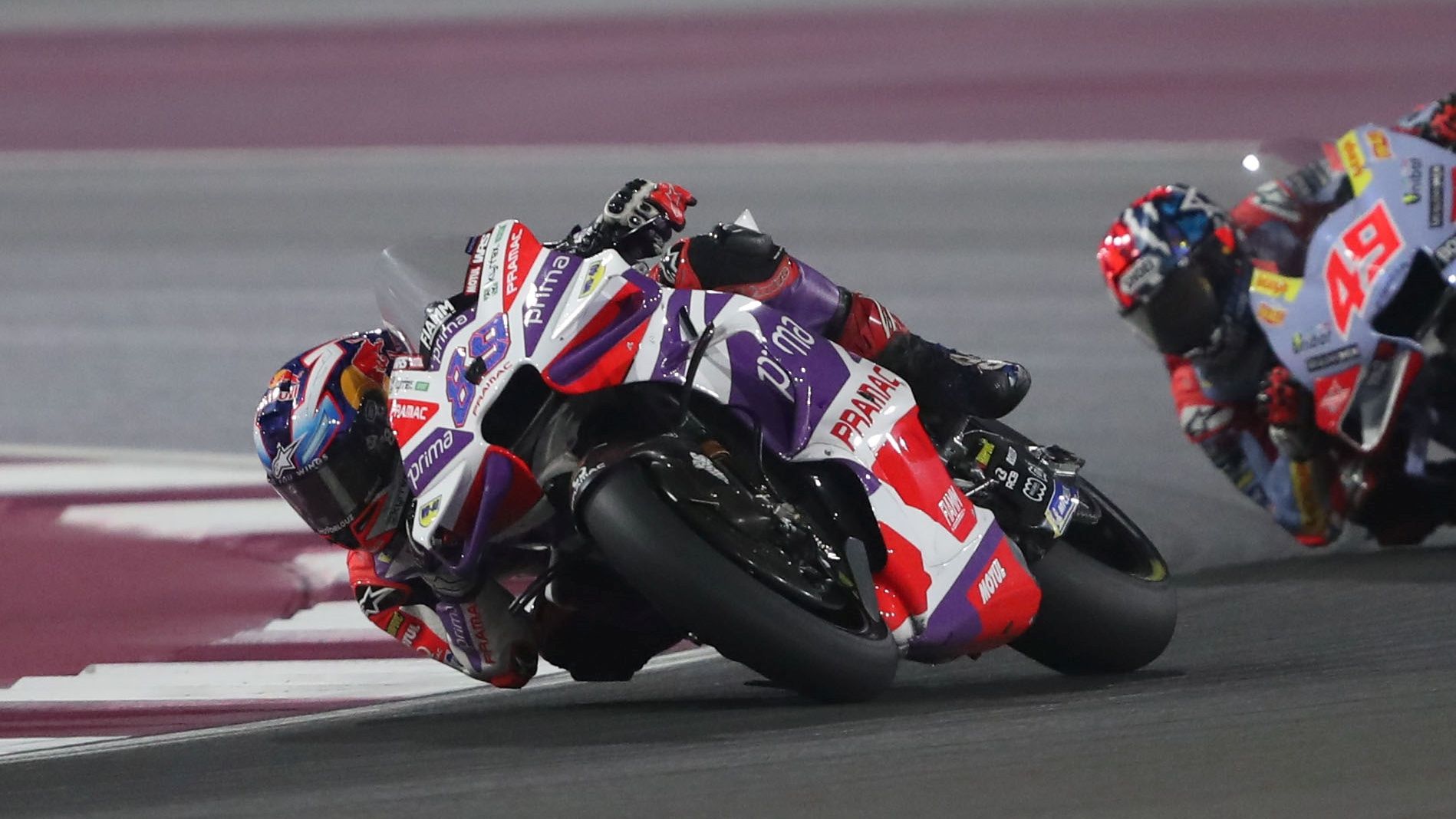 Jorge Martín se ha impuesto en el Sprint de Qatar ante Fabio Di Giannantonio