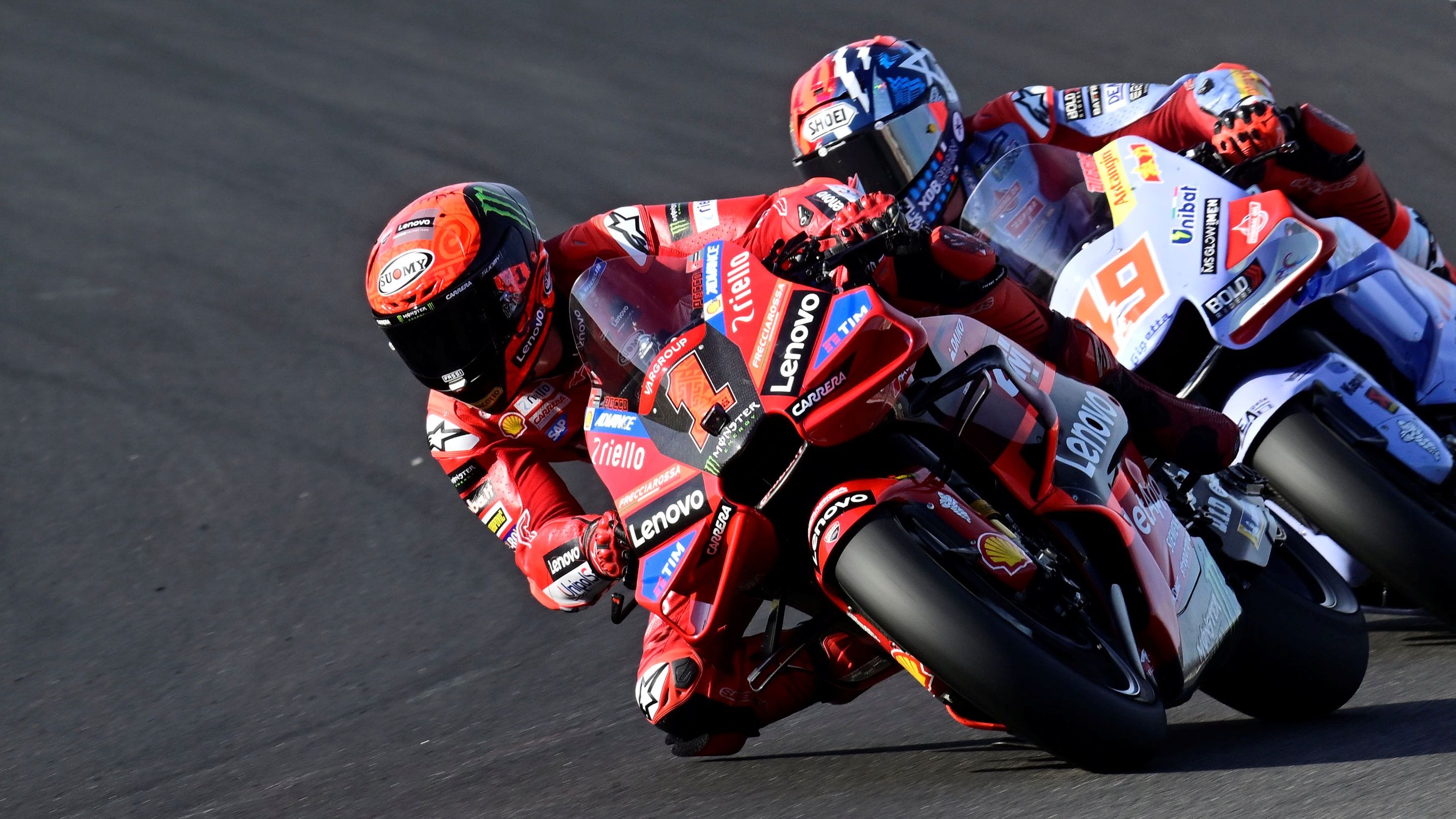 Pecco Bagnaia ha ganado ante Fabio Di Giannantonio