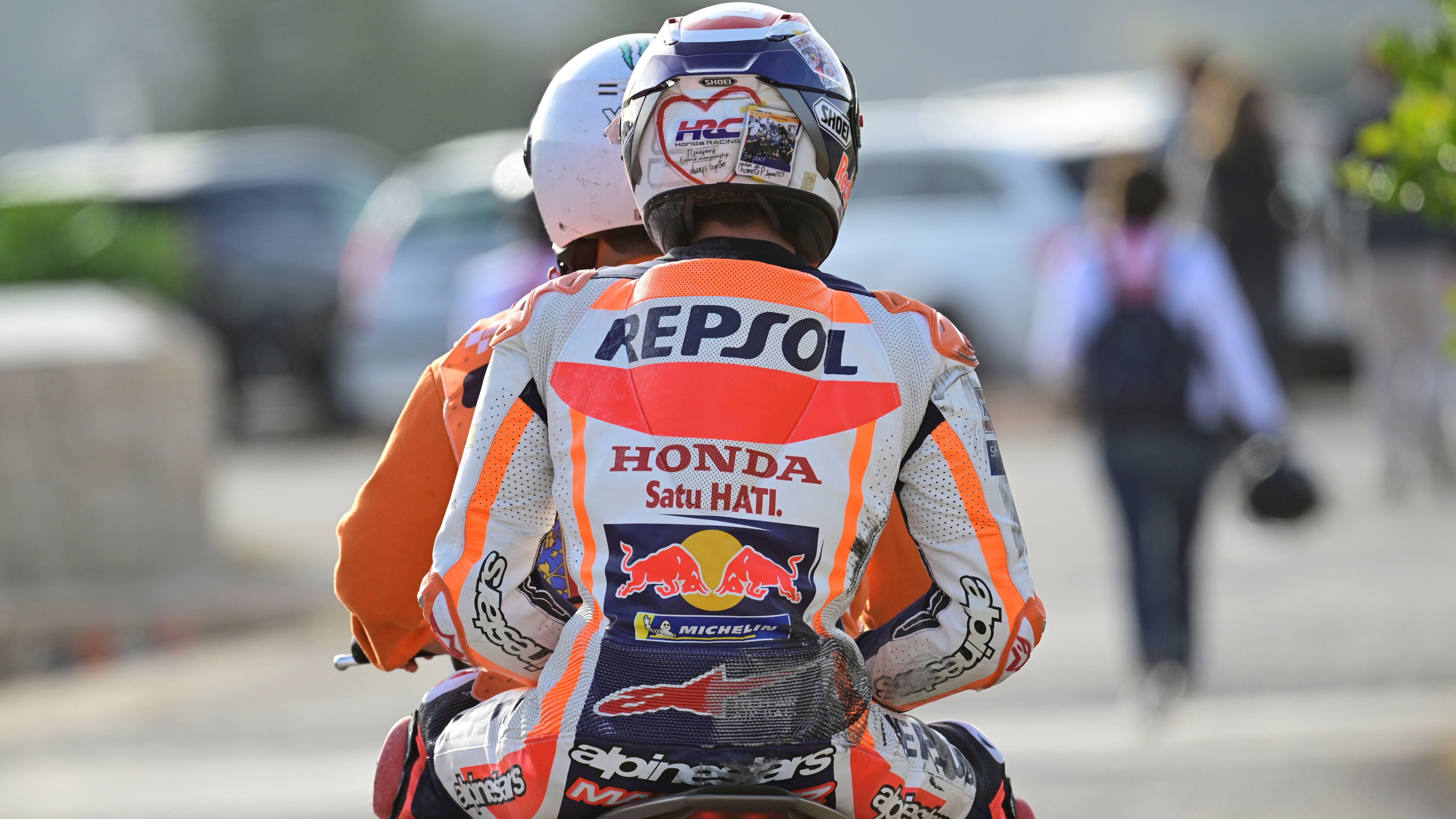 Marc Márquez ha terminado por los suelos su última carrera en Honda