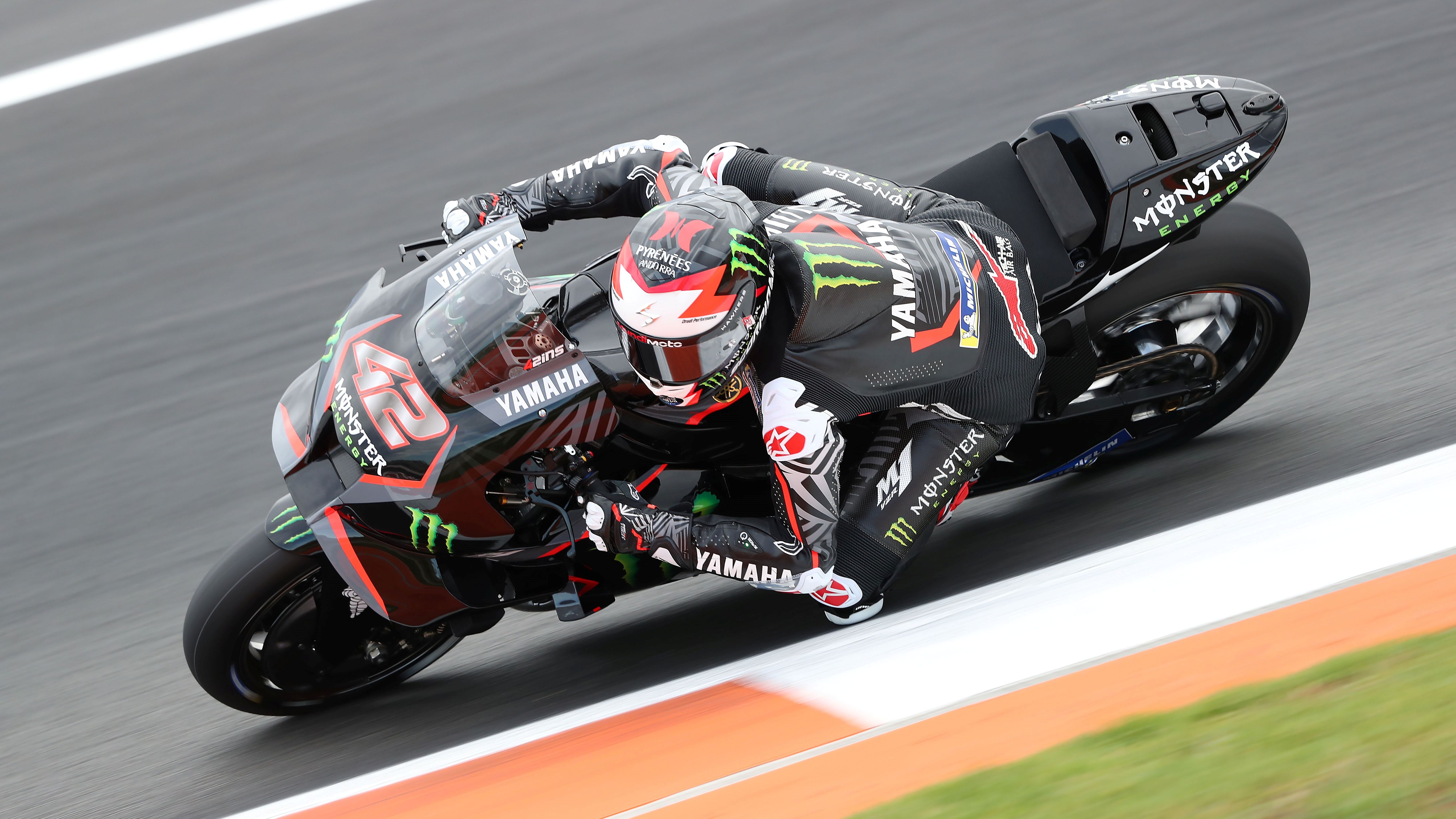 Álex Rins con la Yamaha 2, test Valencia MotoGP 2024