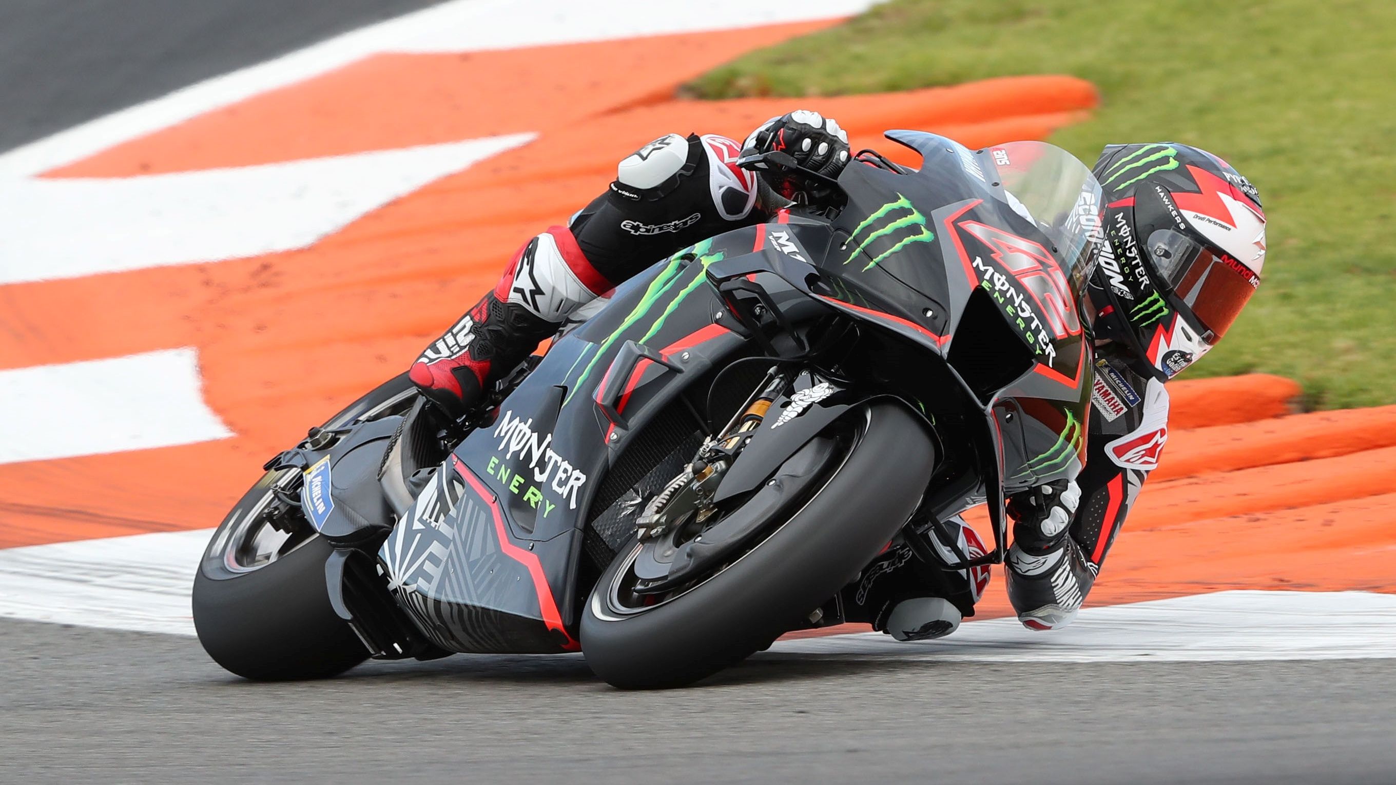 Álex Rins con la Yamaha, test Valencia MotoGP 2024