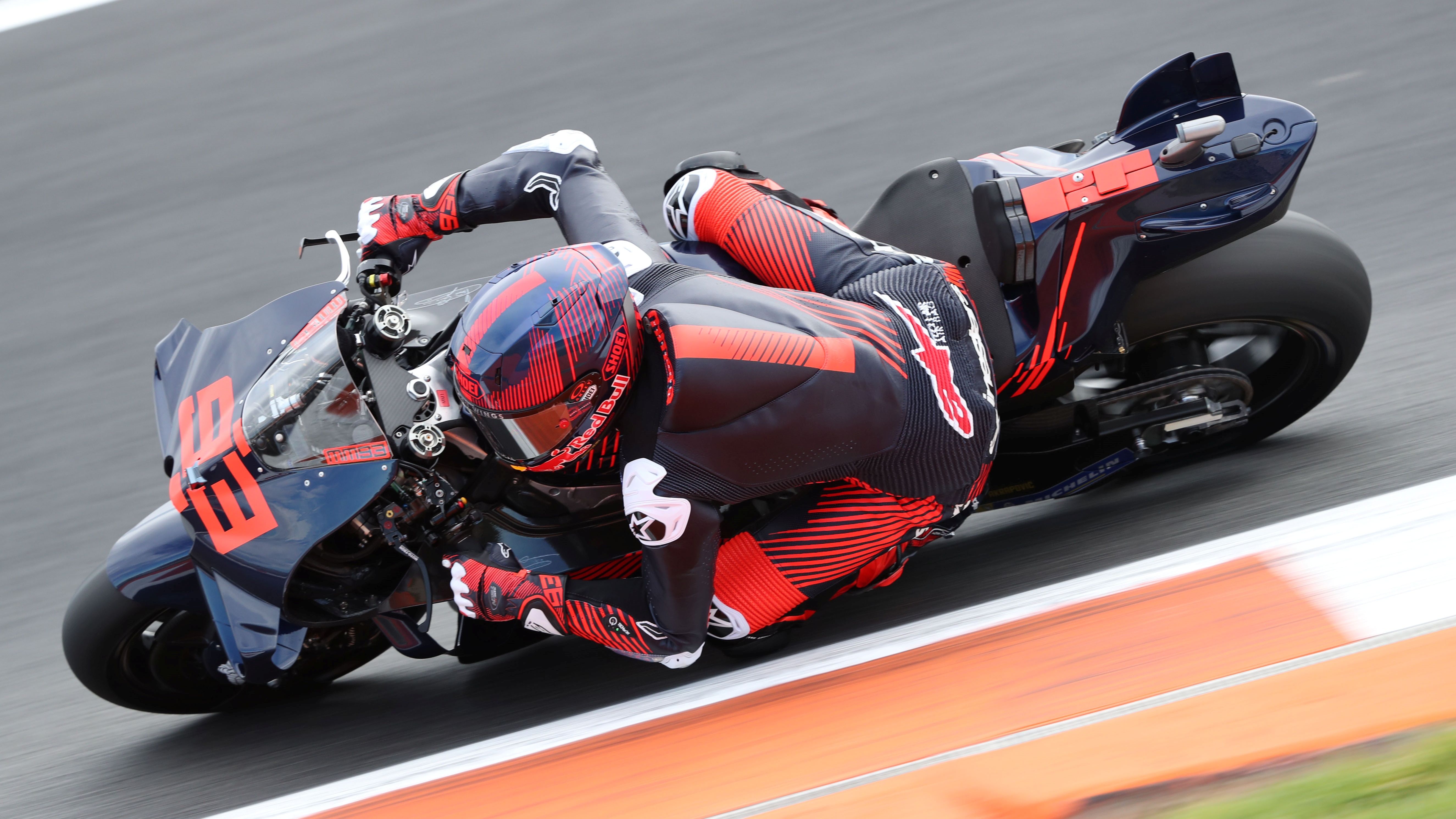 Marc Márquez con la Ducati 2, test Valencia MotoGP 2024