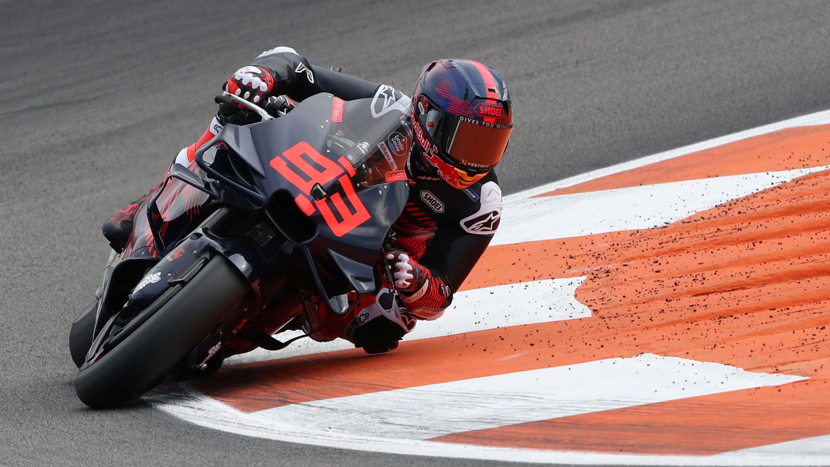 Marc Márquez con la Ducati 6, test Valencia MotoGP 2024