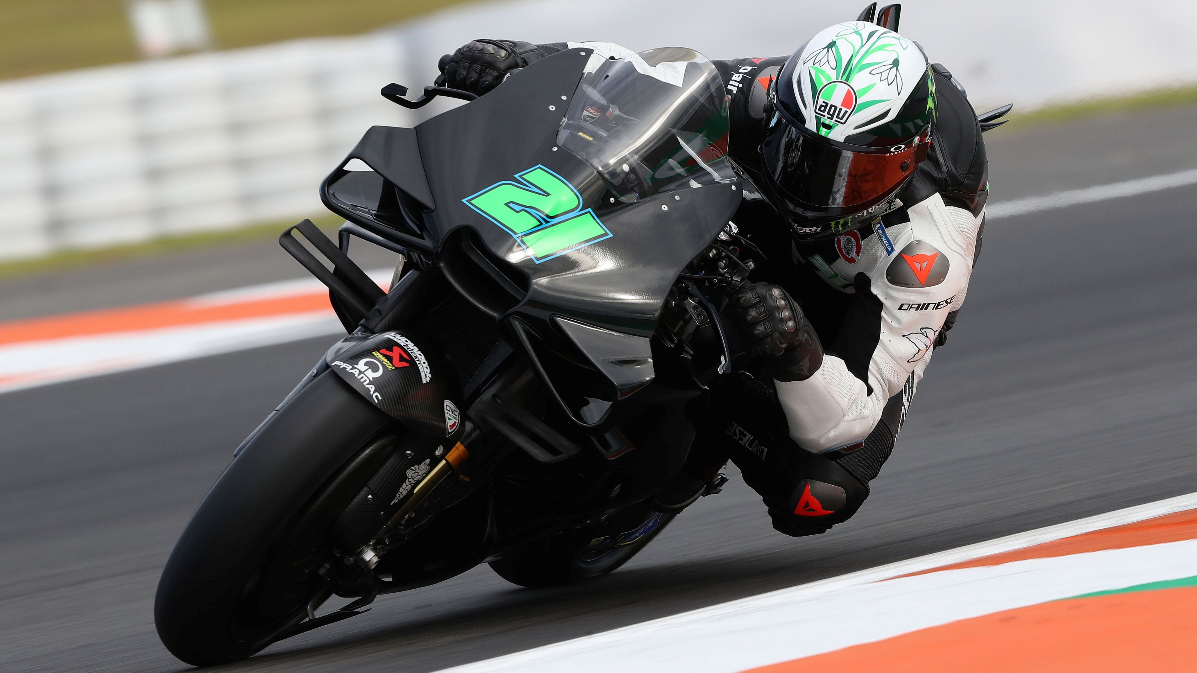 Franco Morbidelli con la Ducati 4, test Valencia MotoGP 2024