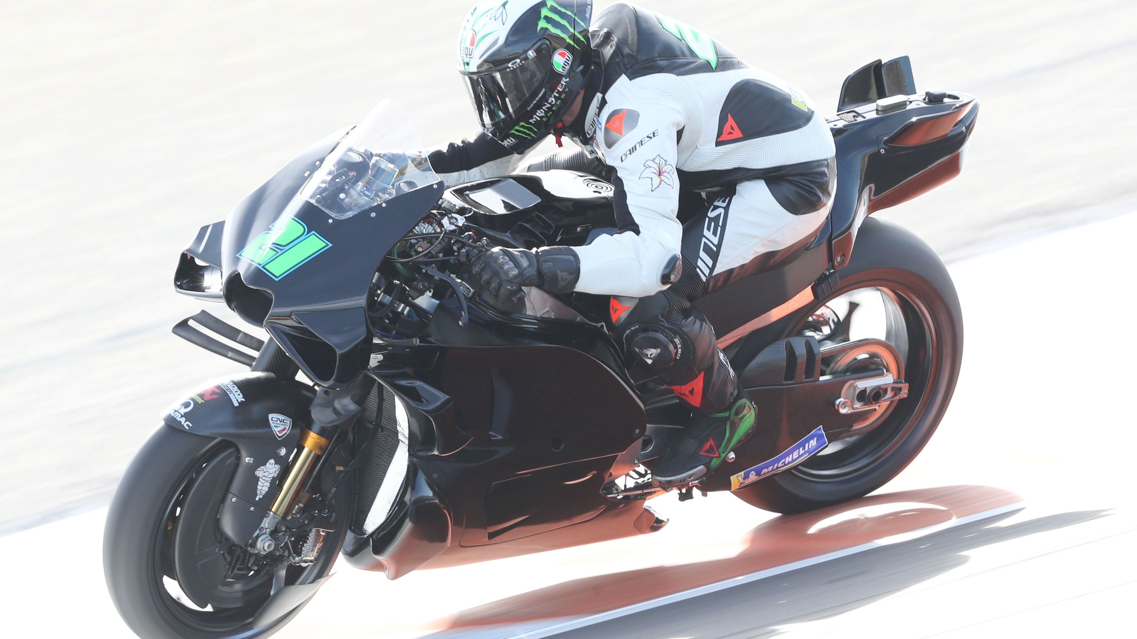 Franco Morbidelli con la Ducati 5, test Valencia MotoGP 2024