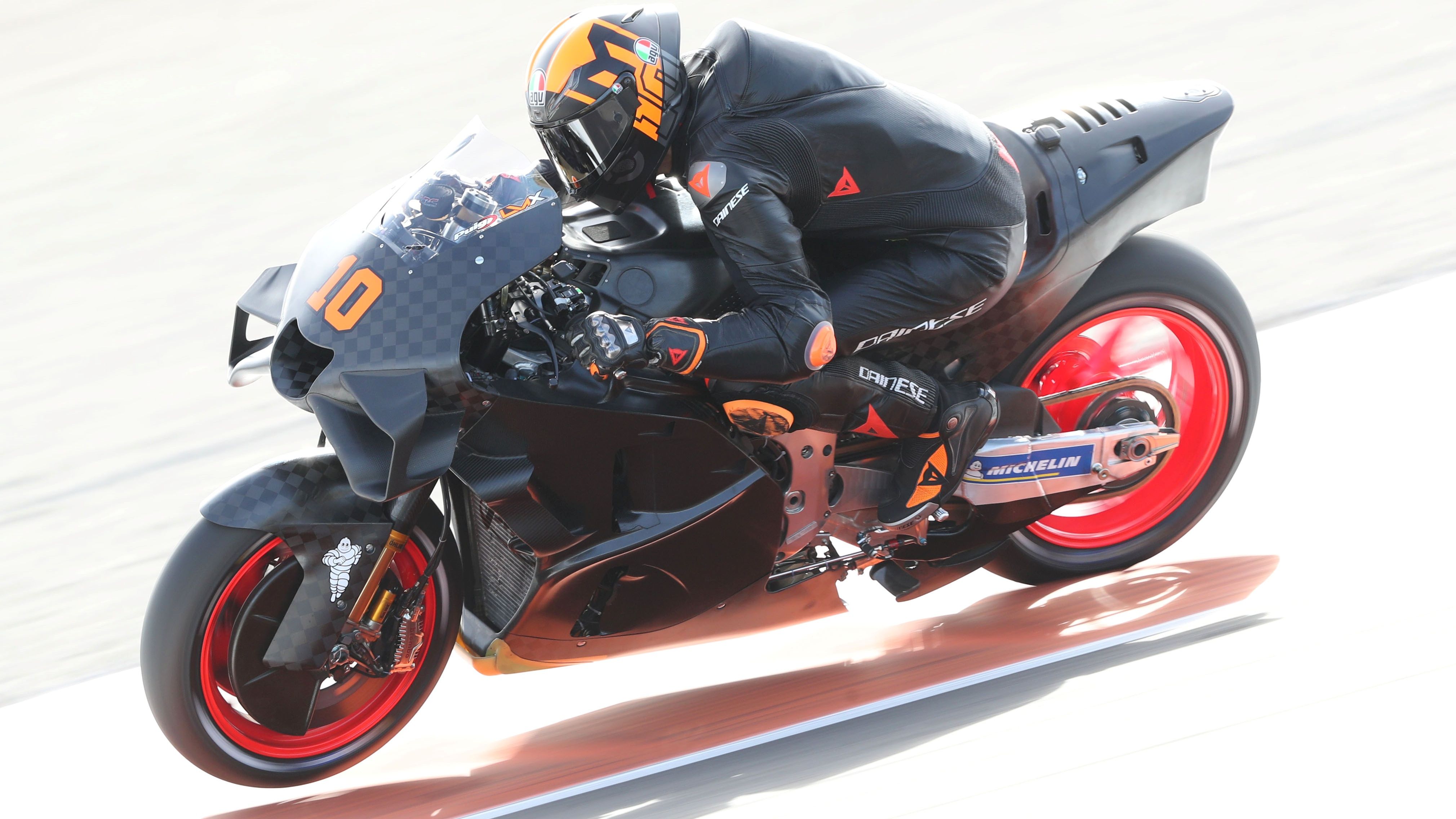 Luca Marini con la Honda 3, test Valencia MotoGP 2024
