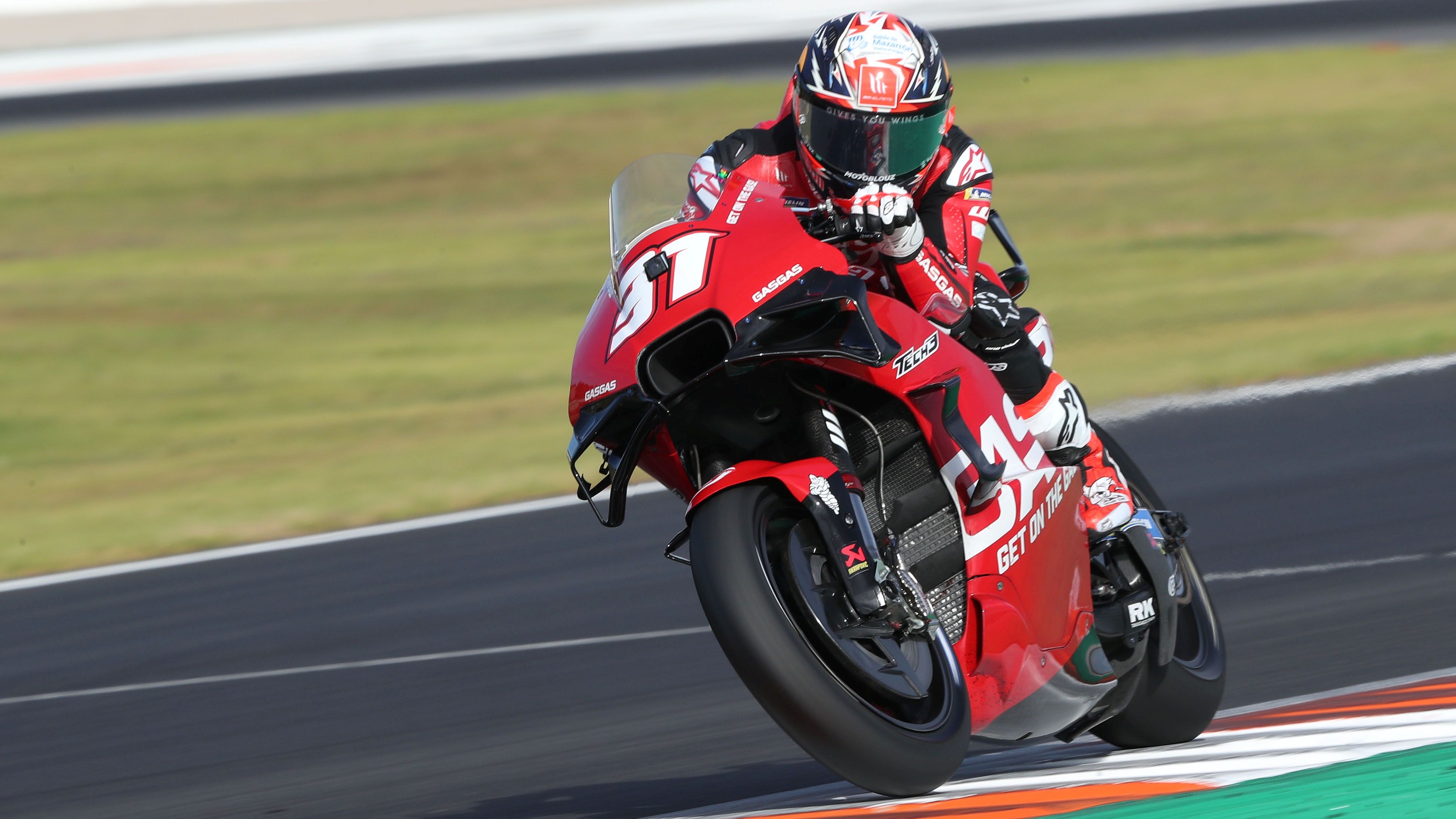 Pedro Acosta con la KTM 5, test Valencia MotoGP 2024