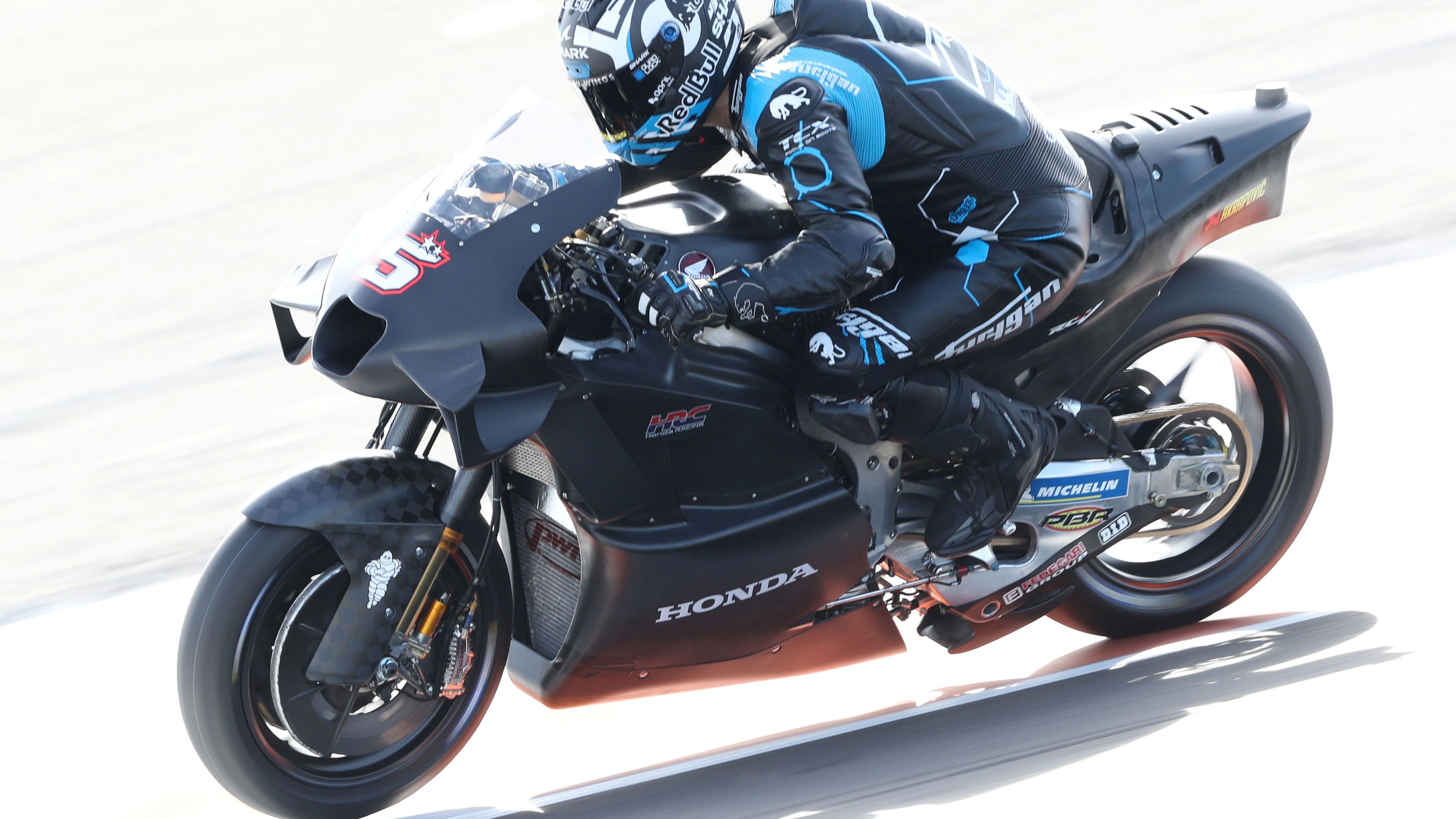Johann Zarco con la Honda 4, test Valencia MotoGP 2024