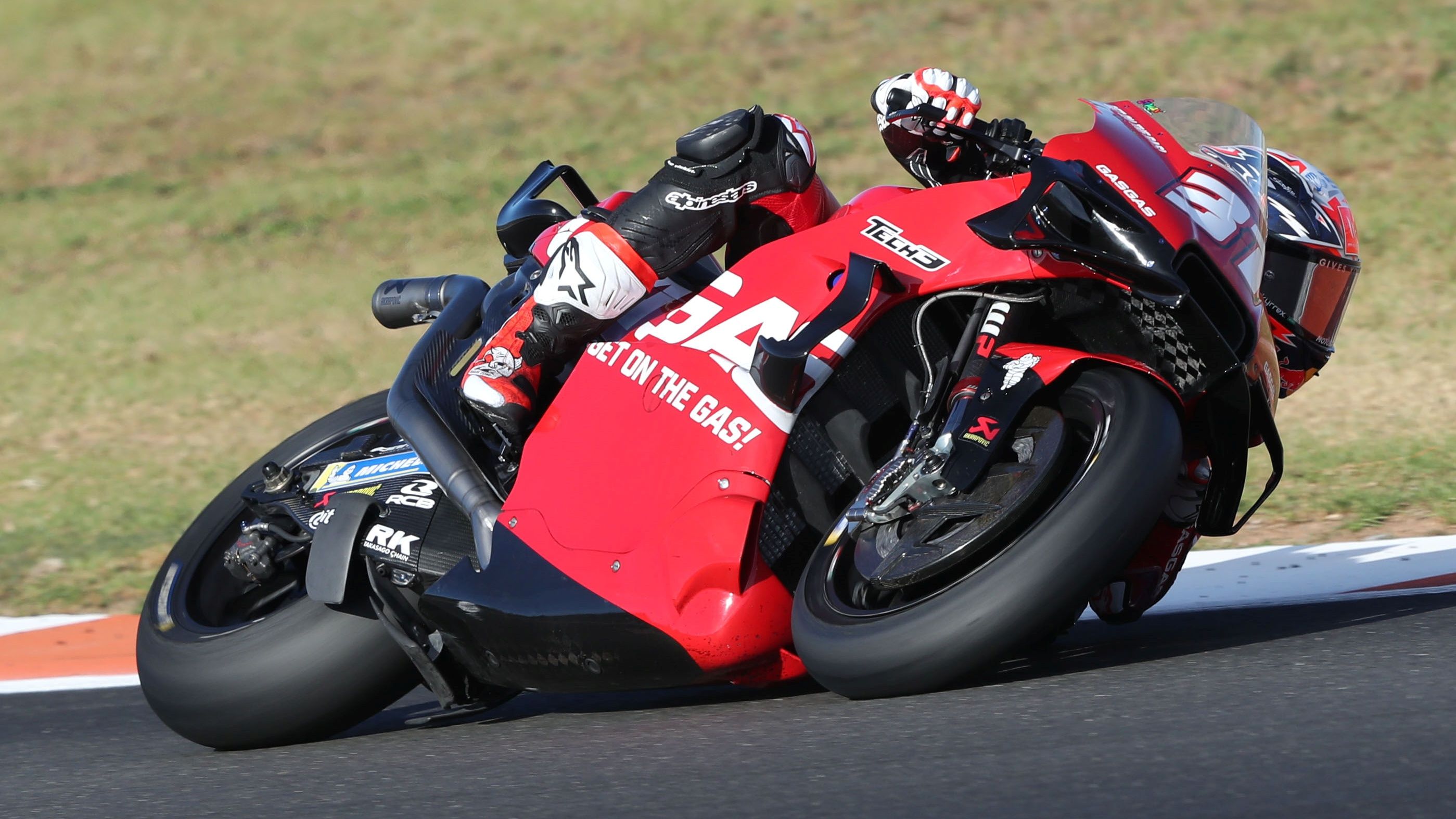 Pedro Acosta con la KTM 6, test Valencia MotoGP 2024