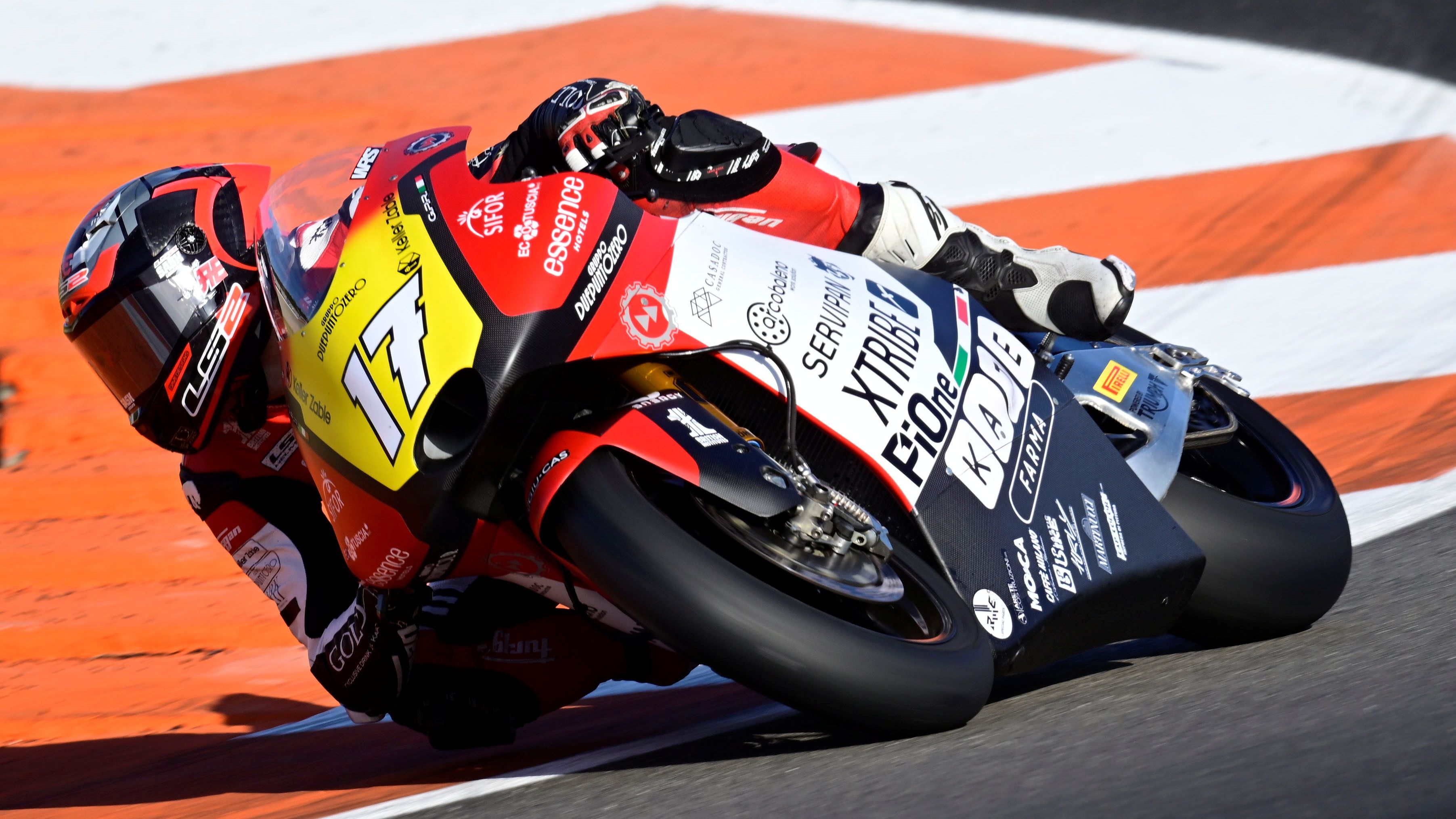 Álex Escrig, test Moto2 Valencia 2023