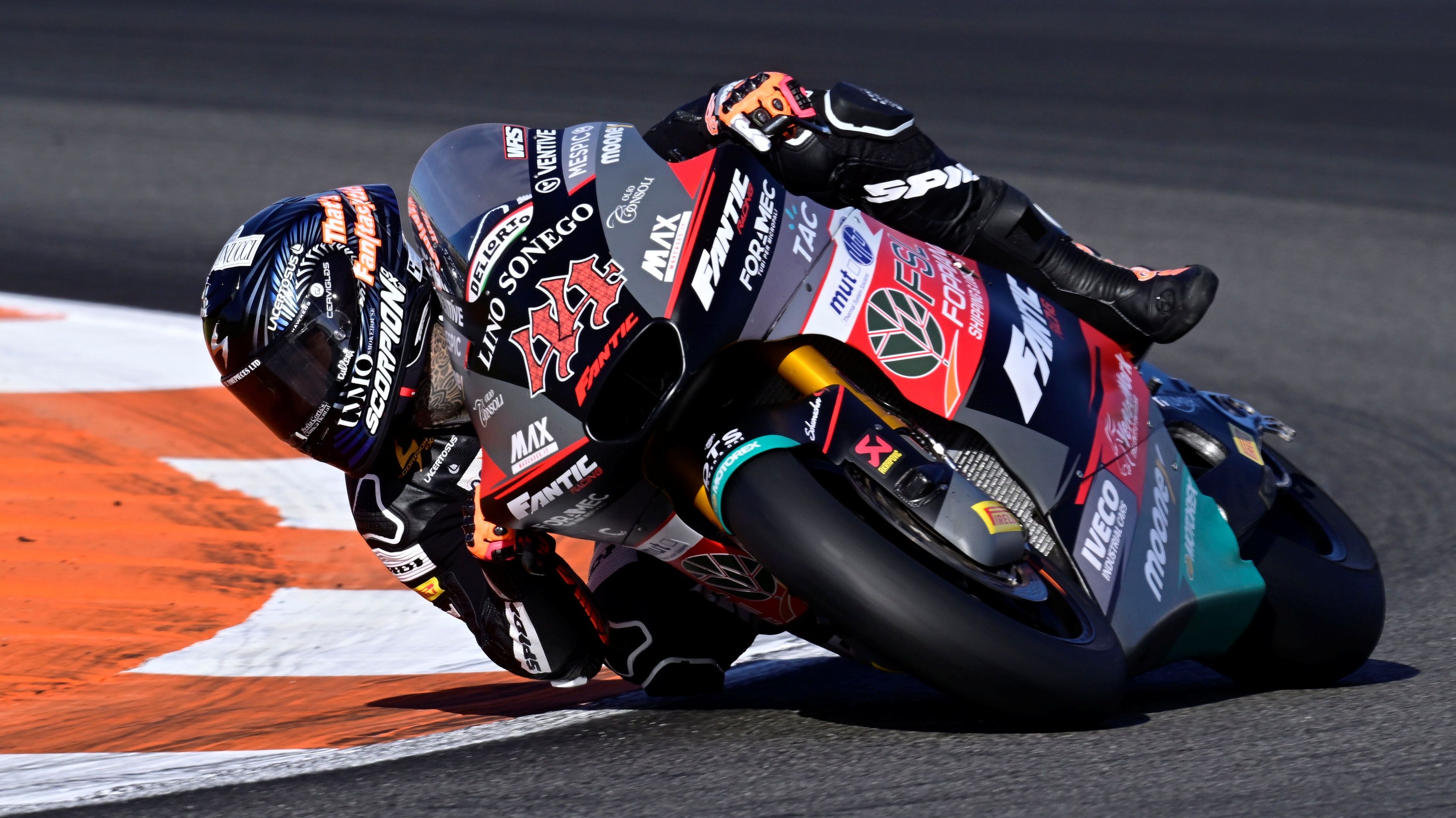 Arón Canet, test Moto2 Valencia 2023