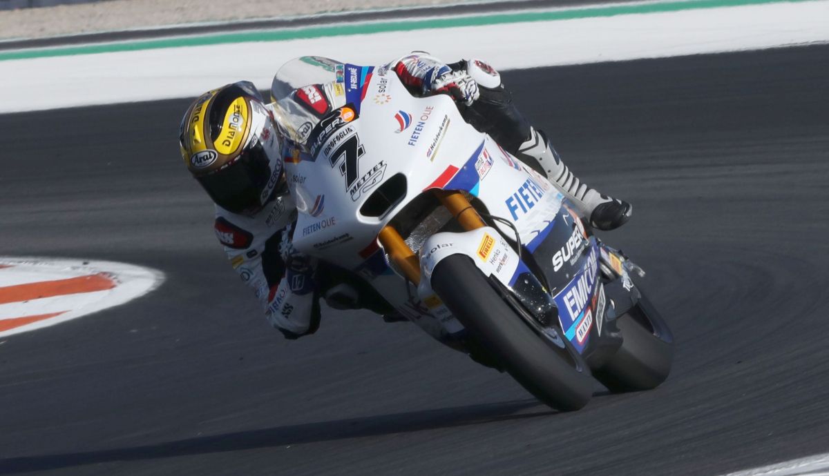 Barry Baltus, test Moto2 Valencia 2023 Barry Baltus, test Moto2 Valencia 2023