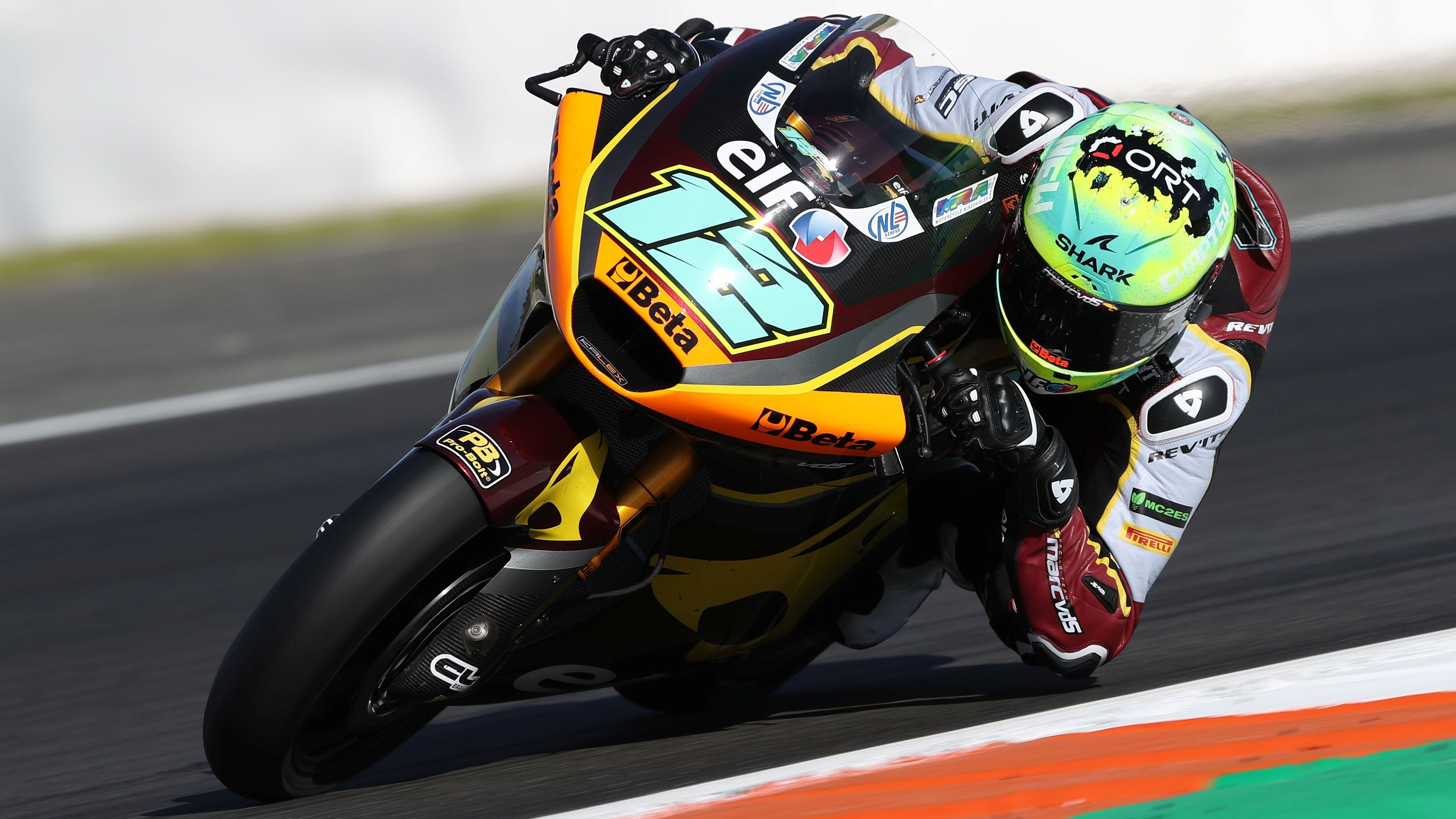 Filip Salac, test Moto2 Valencia 2023