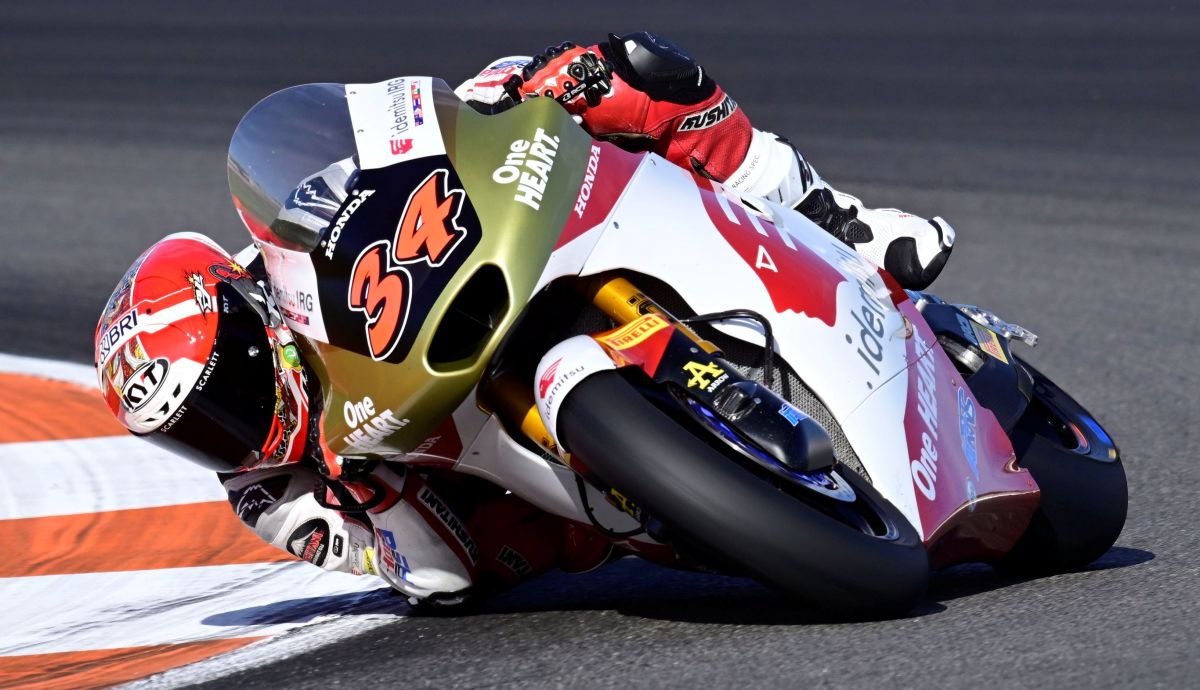 Mario Aji, test Moto2 Valencia 2023 Mario Aji, test Moto2 Valencia 2023