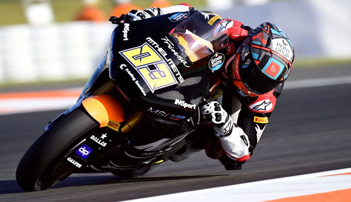 Sergio García, test Moto2 Valencia 2023 Sergio García, test Moto2 Valencia 2023
