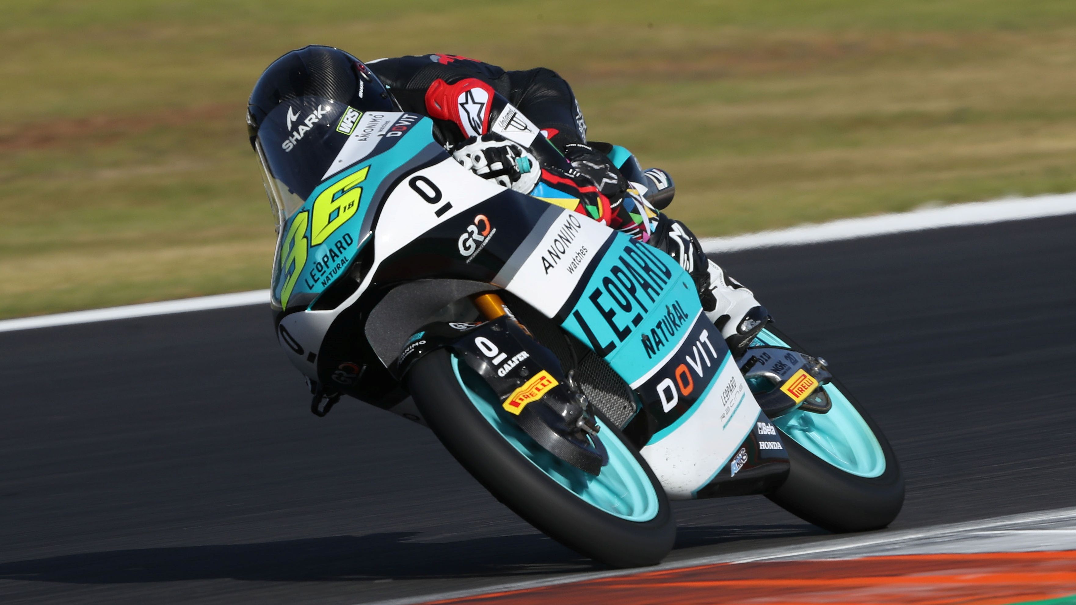 Ángel Piqueras, test Moto3 Valencia 2023