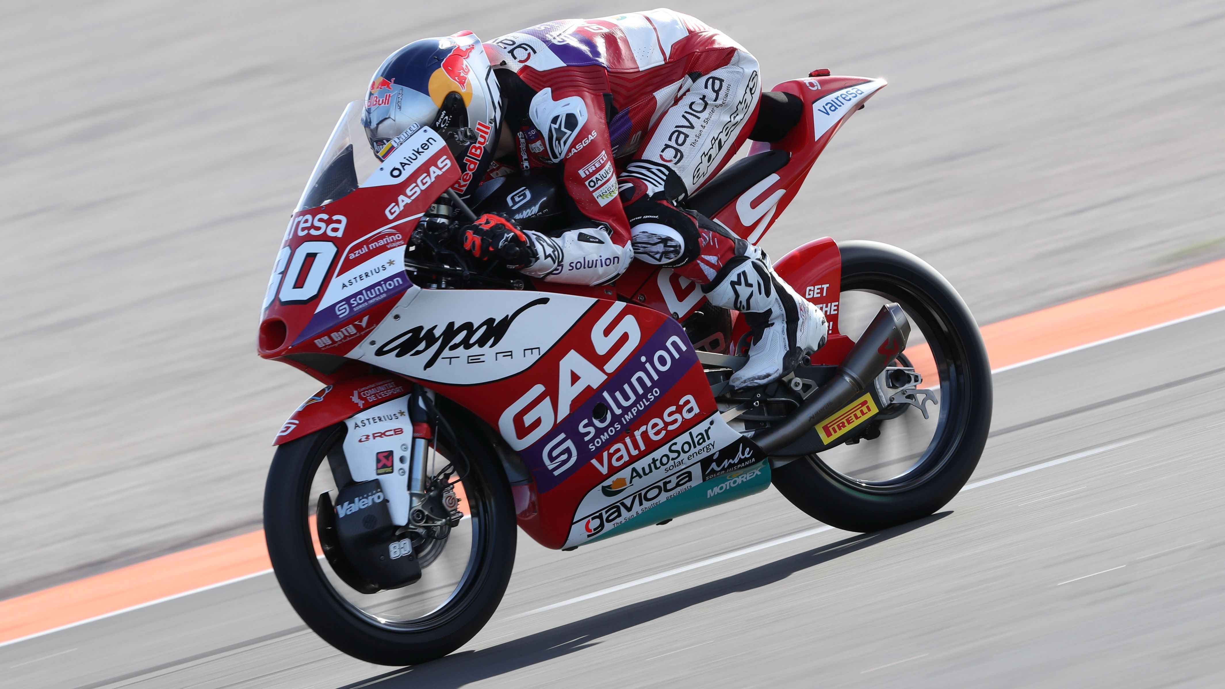 David Alonso, test Moto3 Valencia 2023