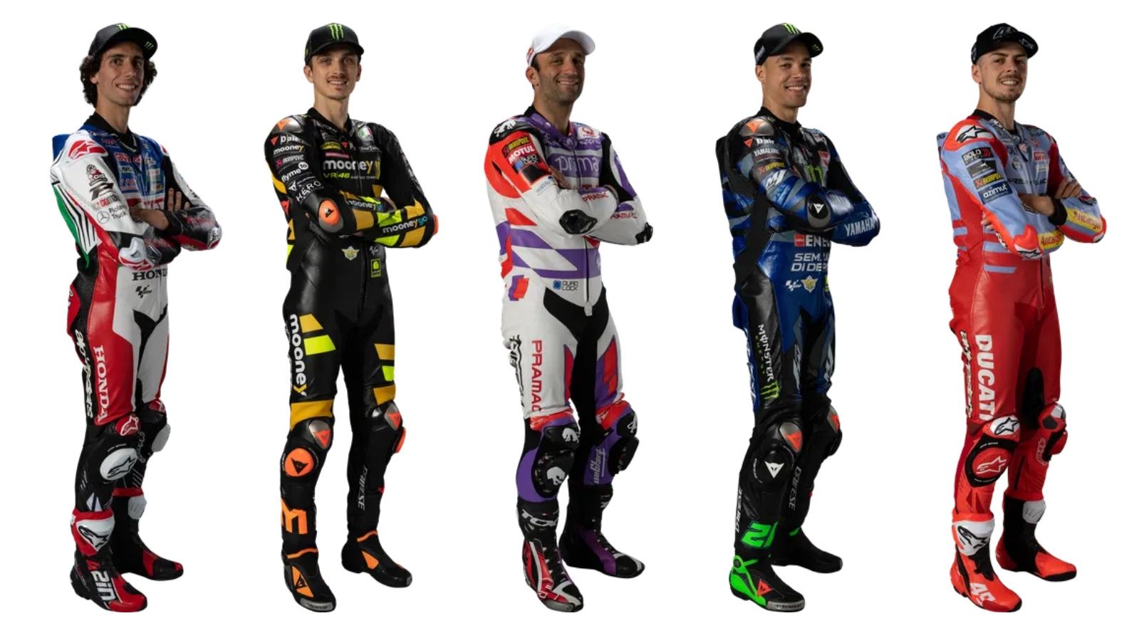 Álex Rins, Luca Marini, Johann Zarco, Franco Morbidelli y Fabio Di Giannantonio se han despedido de sus equipos tras MotoGP 2023