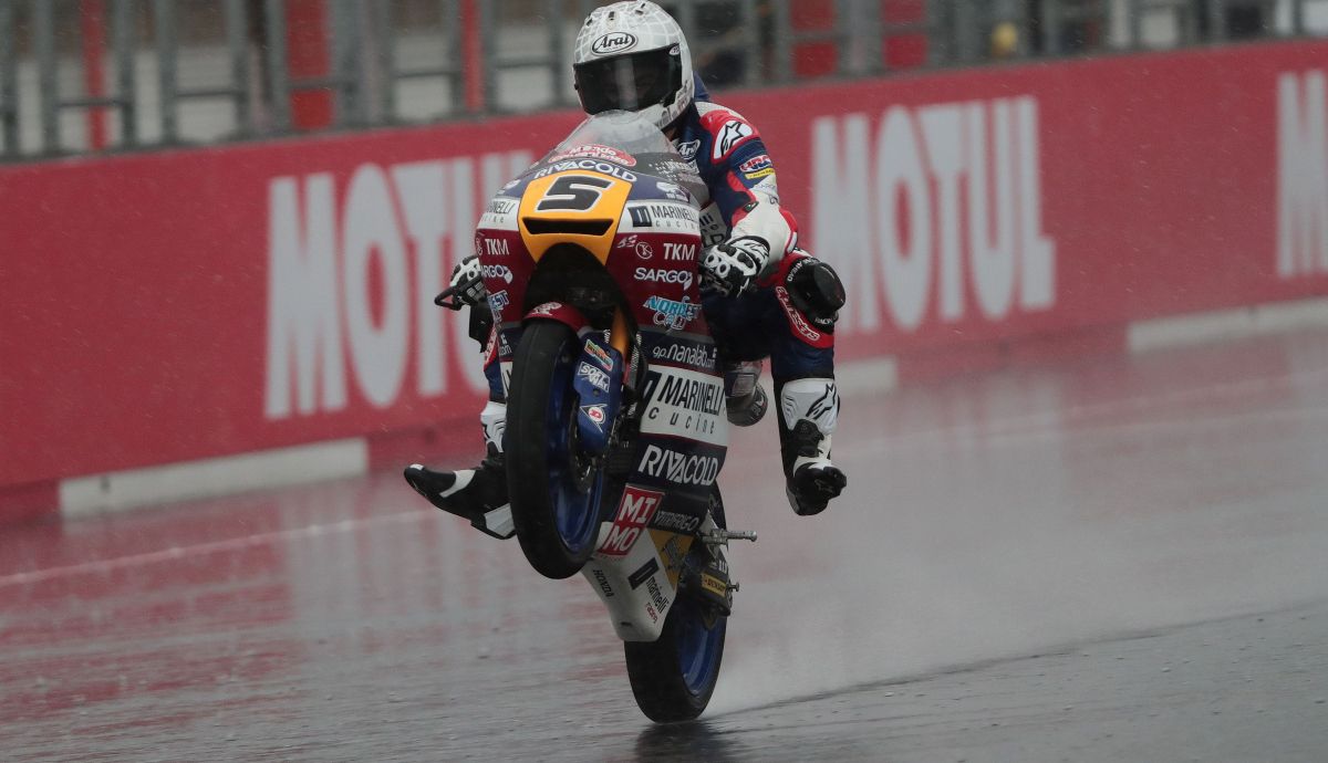 Romano Fenati se proclamó subcampeón de Moto3 en 2017