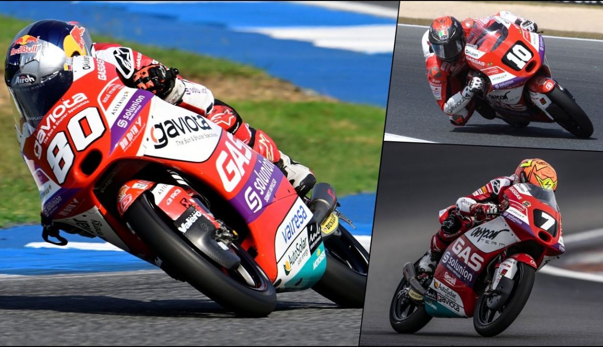 David Alonso, Nico Carraro y Joel Esteban han ganado con GasGas en velocidad en este 2023