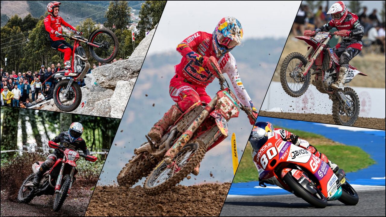 Jorge Prado, Jaime Busto, Daniela Guillen, Andrea Verona y David Alonso han sido protagonistas con GasGas en 2023