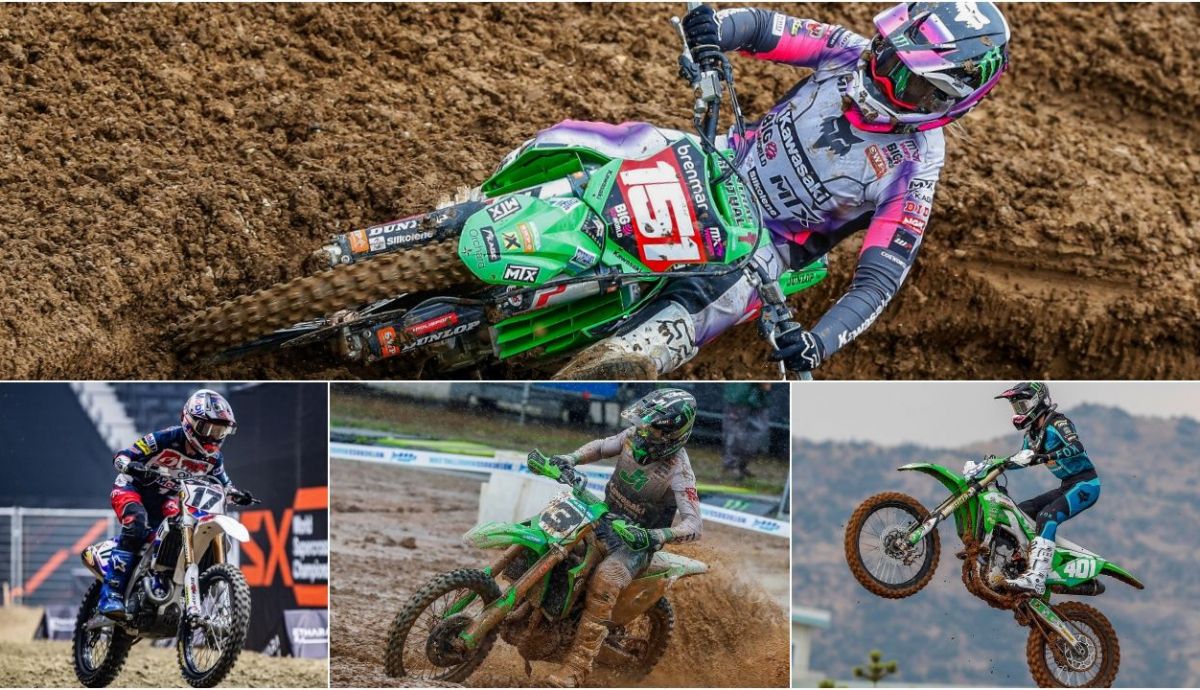 Courtney Duncan ha logrado un título mundial y Joey Savatgy, Romain Febvre y Lotte Van Drunen victorias con Kawasaki en MX y SX en 2023