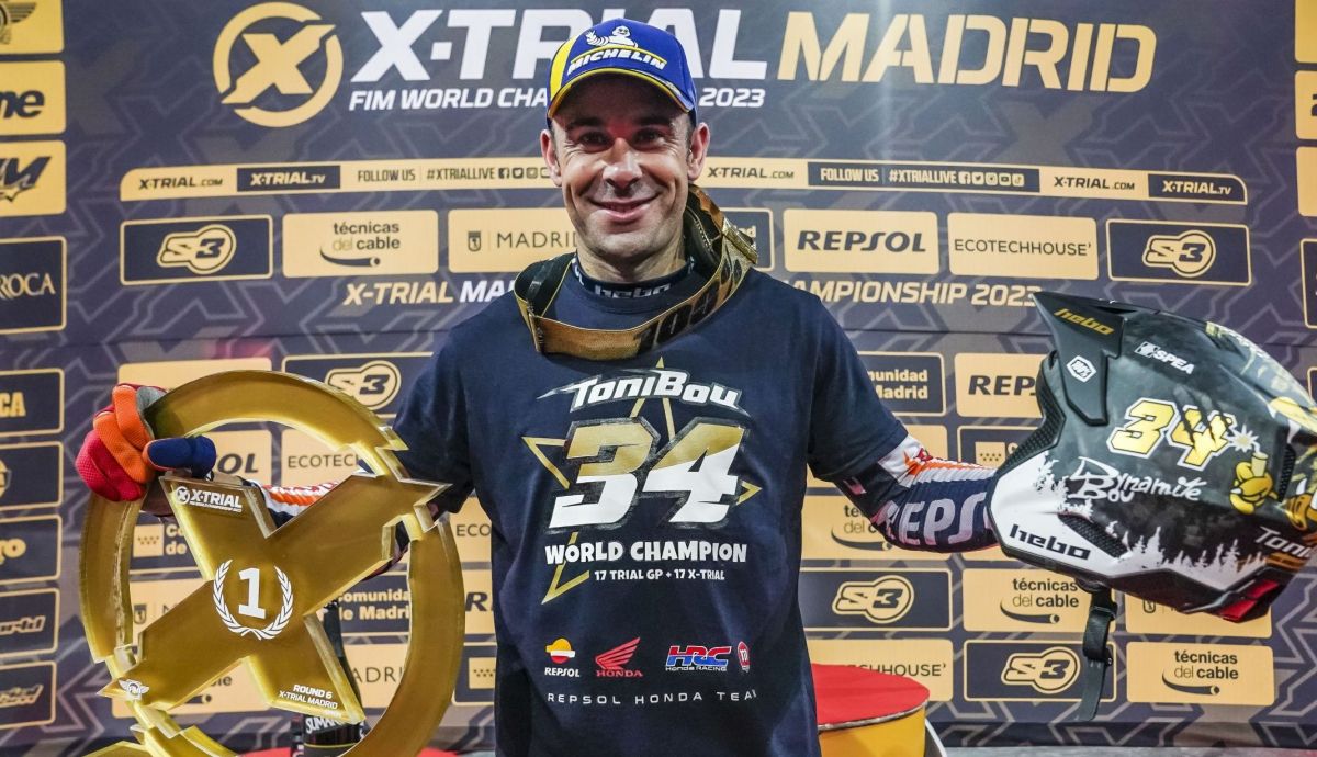 Toni Bou logró su 34º título mundial Toni Bou logró su 34º título mundial