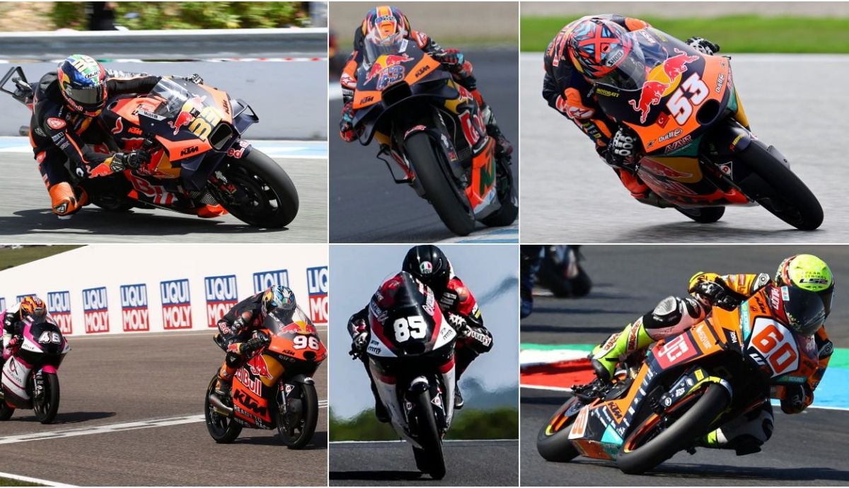 Brad Binder, Jack Miller, Deniz Oncu, Dani Holgado, Iván Ortolá, Xabi Zurutuza y Dirk Geiger han brillado en velocidad con KTM en 2023 Brad Binder, Jack Miller, Deniz Oncu, Dani Holgado, Iván Ortolá, Xabi Zurutuza y Dirk Geiger han brillado en velocidad con KTM en 2023