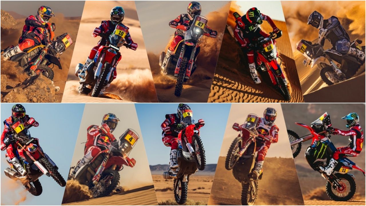 Toby Price, Skyler Howes, Kevin Benavides, Tosha Schareina, Luciano Benavides, Pablo Quintanilla, Sam Sunderland, Ricky Brabec, Daniel Sanders y Nacho Cornejo, favoritos al Dakar 2024