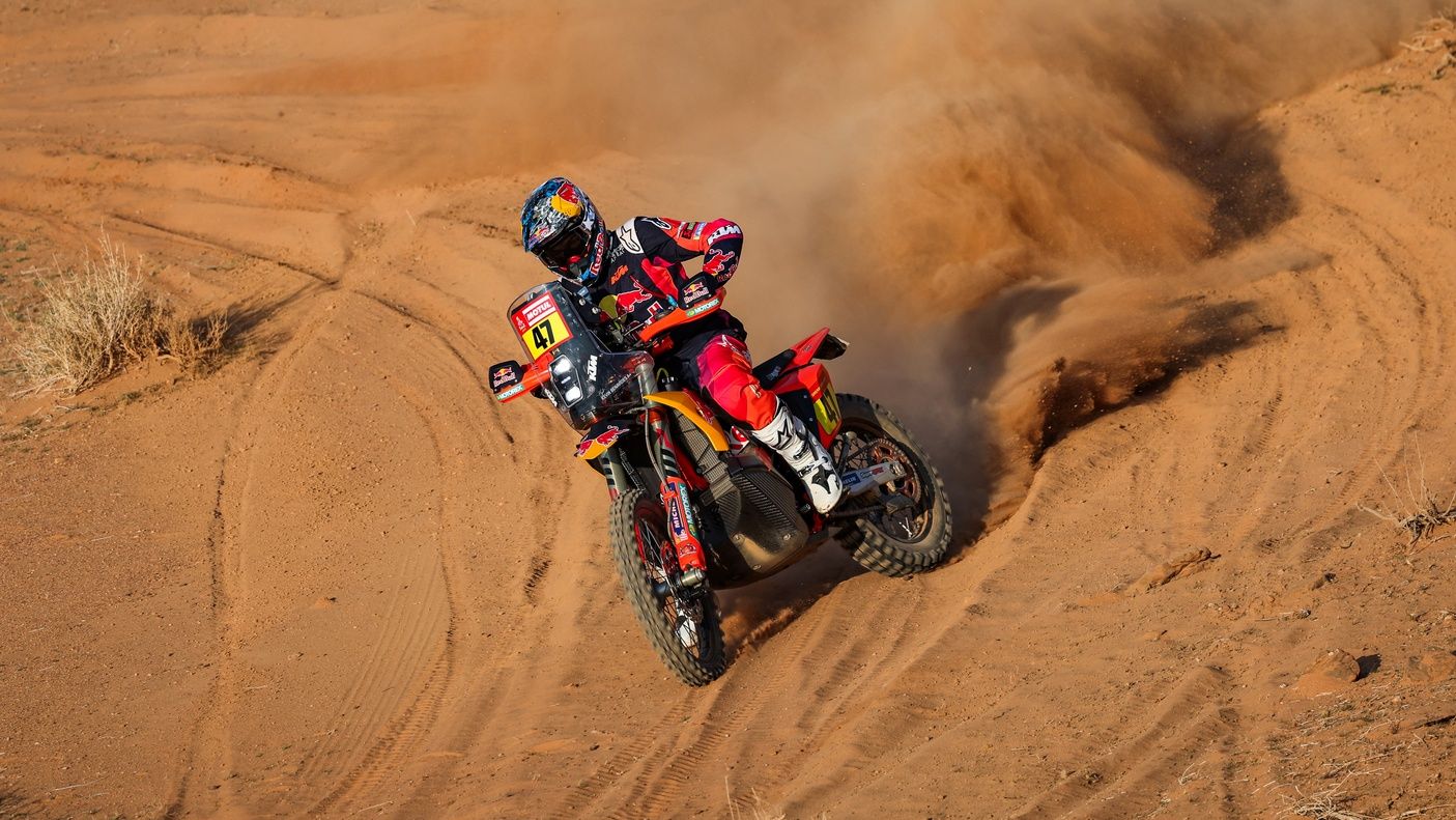 Kevin Benavides ha logrado su primera etapa en el Dakar 2023 tras las penalizaciones