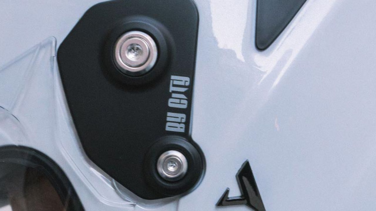 Casco By City Rider blanco brillante