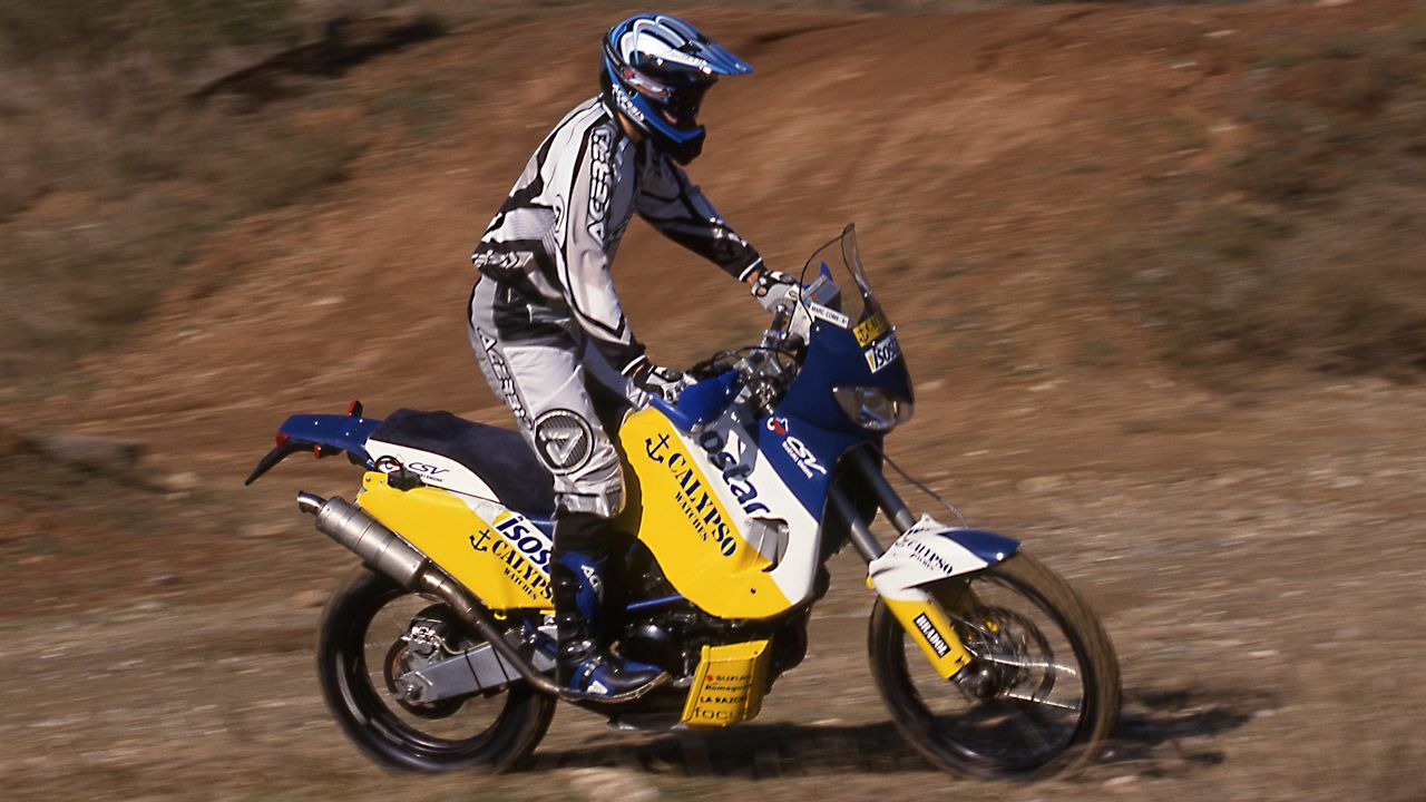 Prueba histórica CSV 650 Dakar 2002