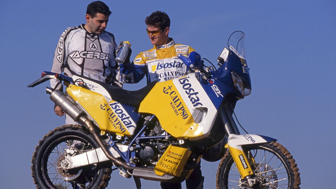Prueba histórica CSV 650 Dakar 2002