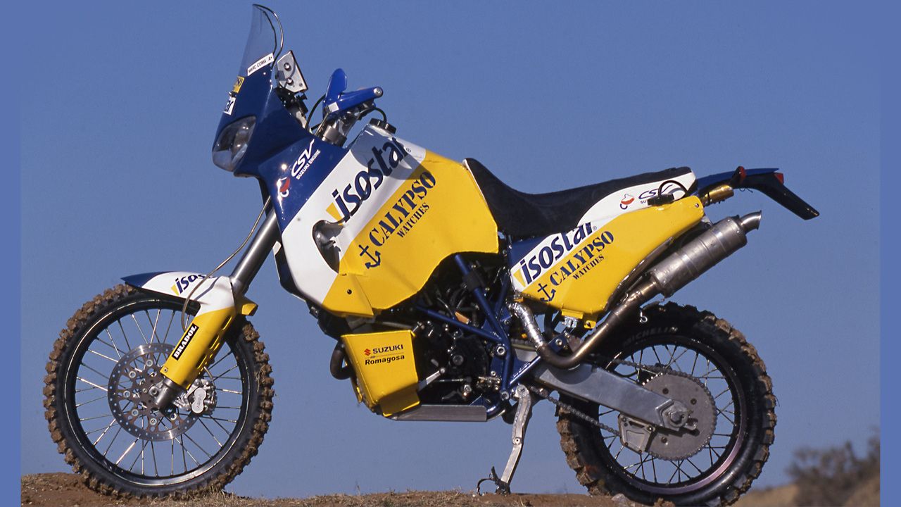 Prueba histórica CSV 650 Dakar 2002