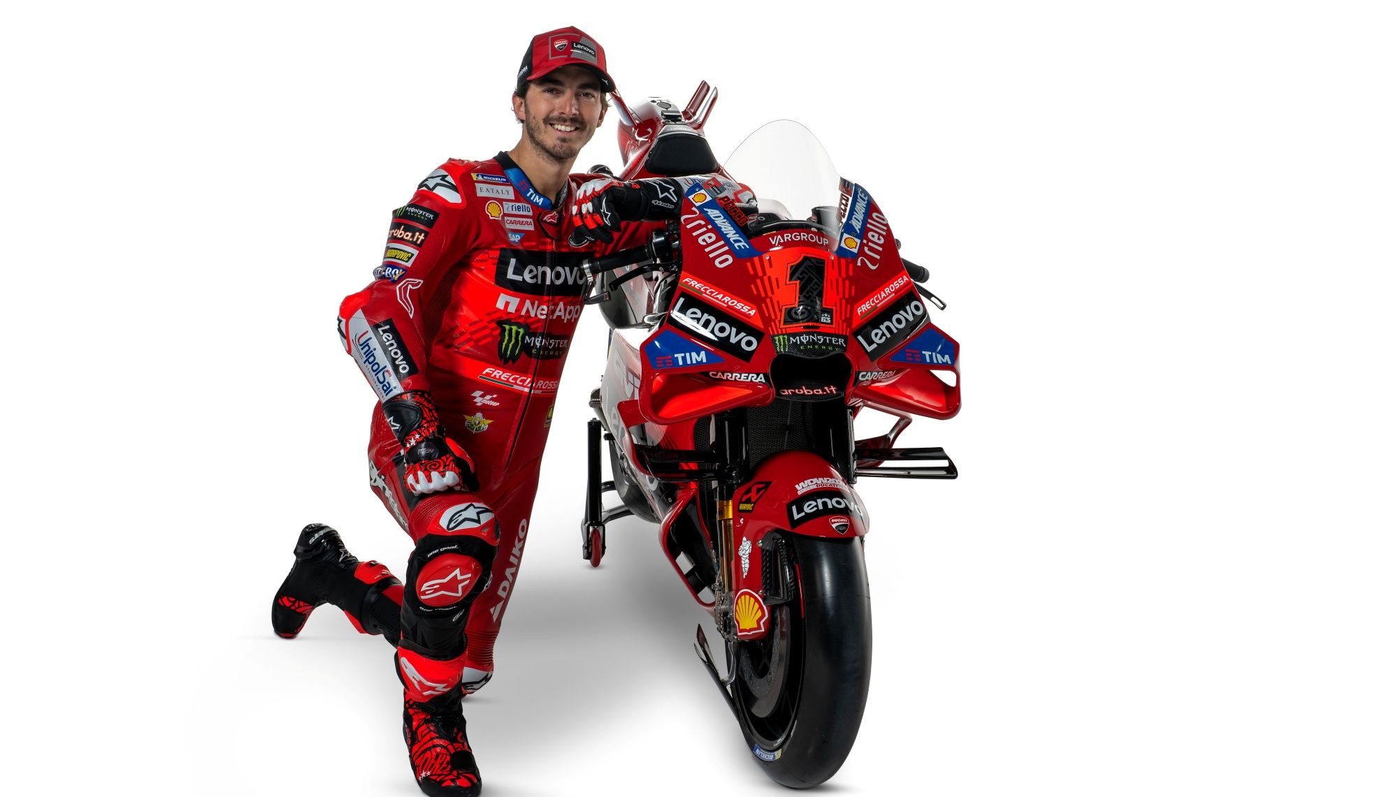 Ducati Desmosedici GP24 Lenovo Pecco Bagnaia Enea Bastianini 63