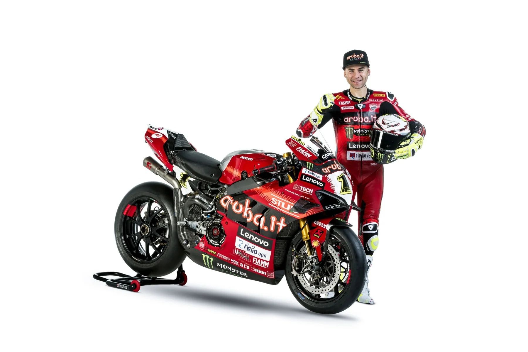 Ducati Panigale V4R Aruba it WSBK 2024 Álvaro Bautista Nicolò Bulega 48