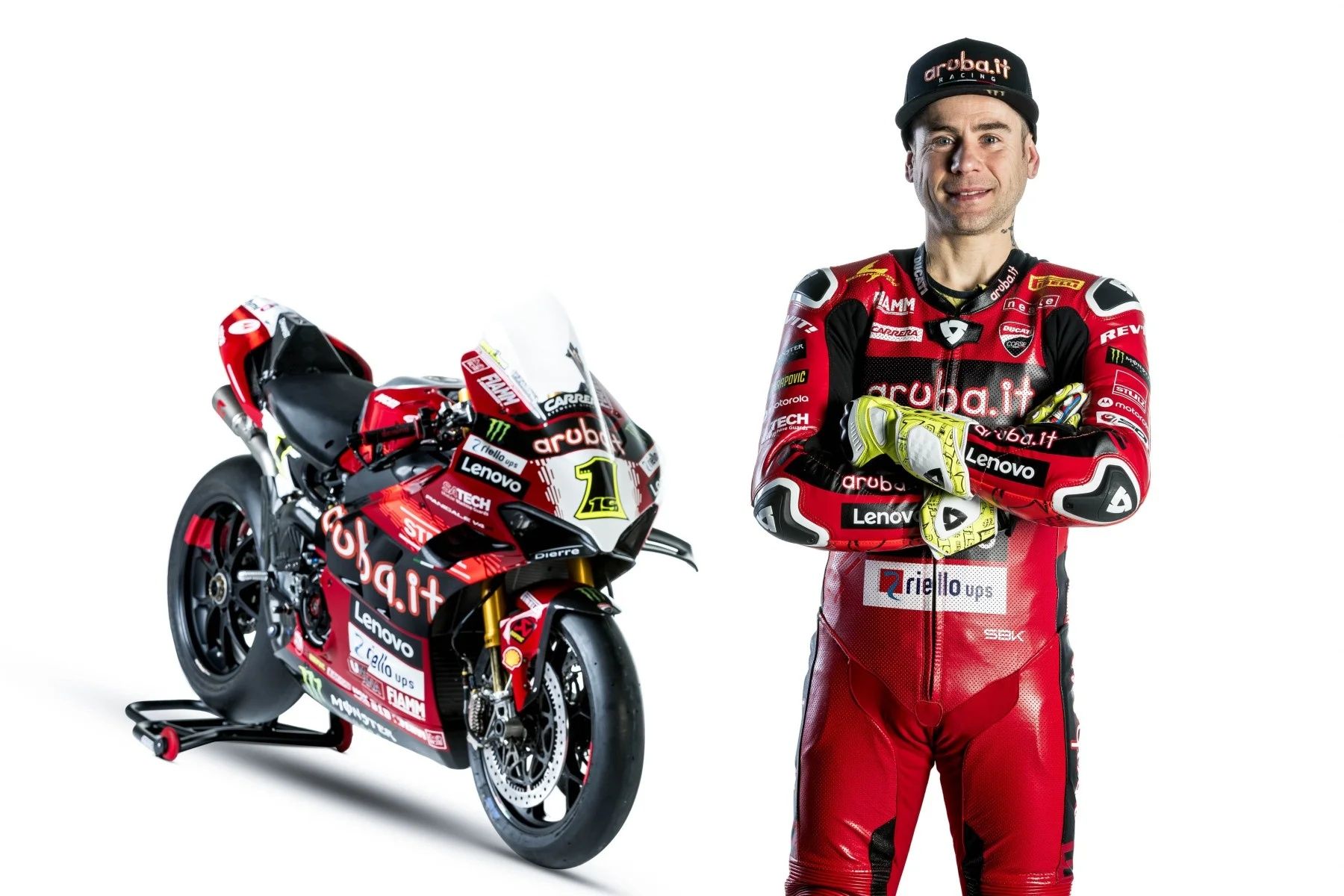 Ducati Panigale V4R Aruba it WSBK 2024 Álvaro Bautista Nicolò Bulega 49