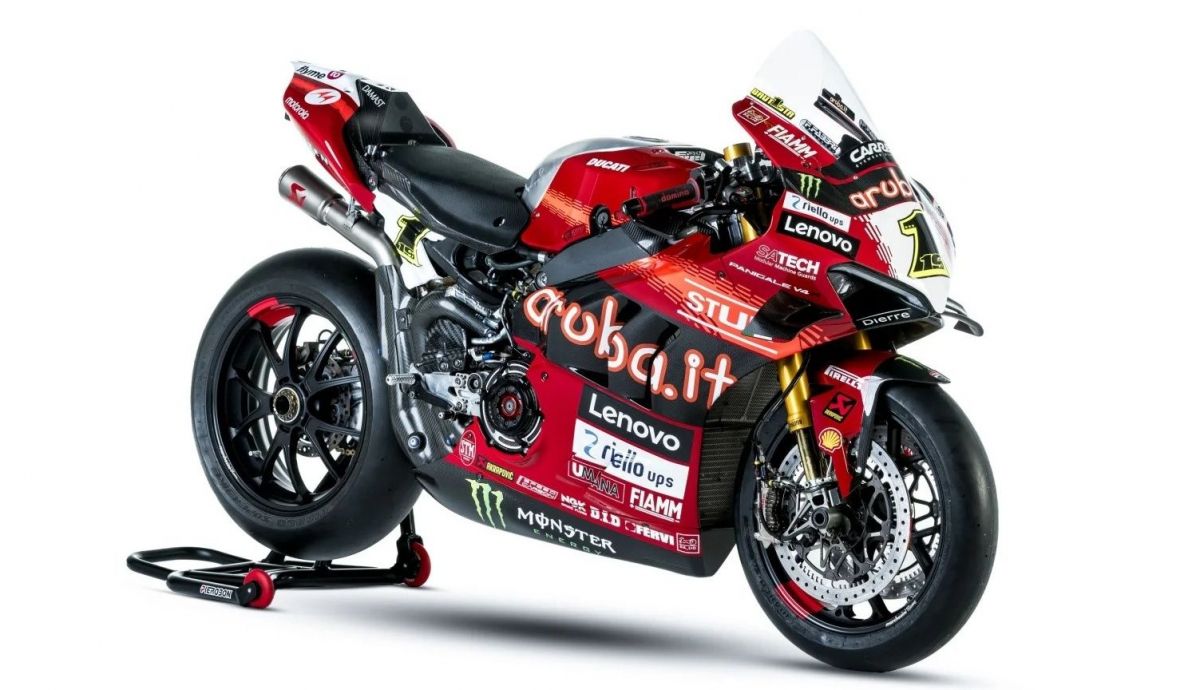 La Ducati Panigale V4R del Aruba it Racing para el Mundial de Superbike 2024
