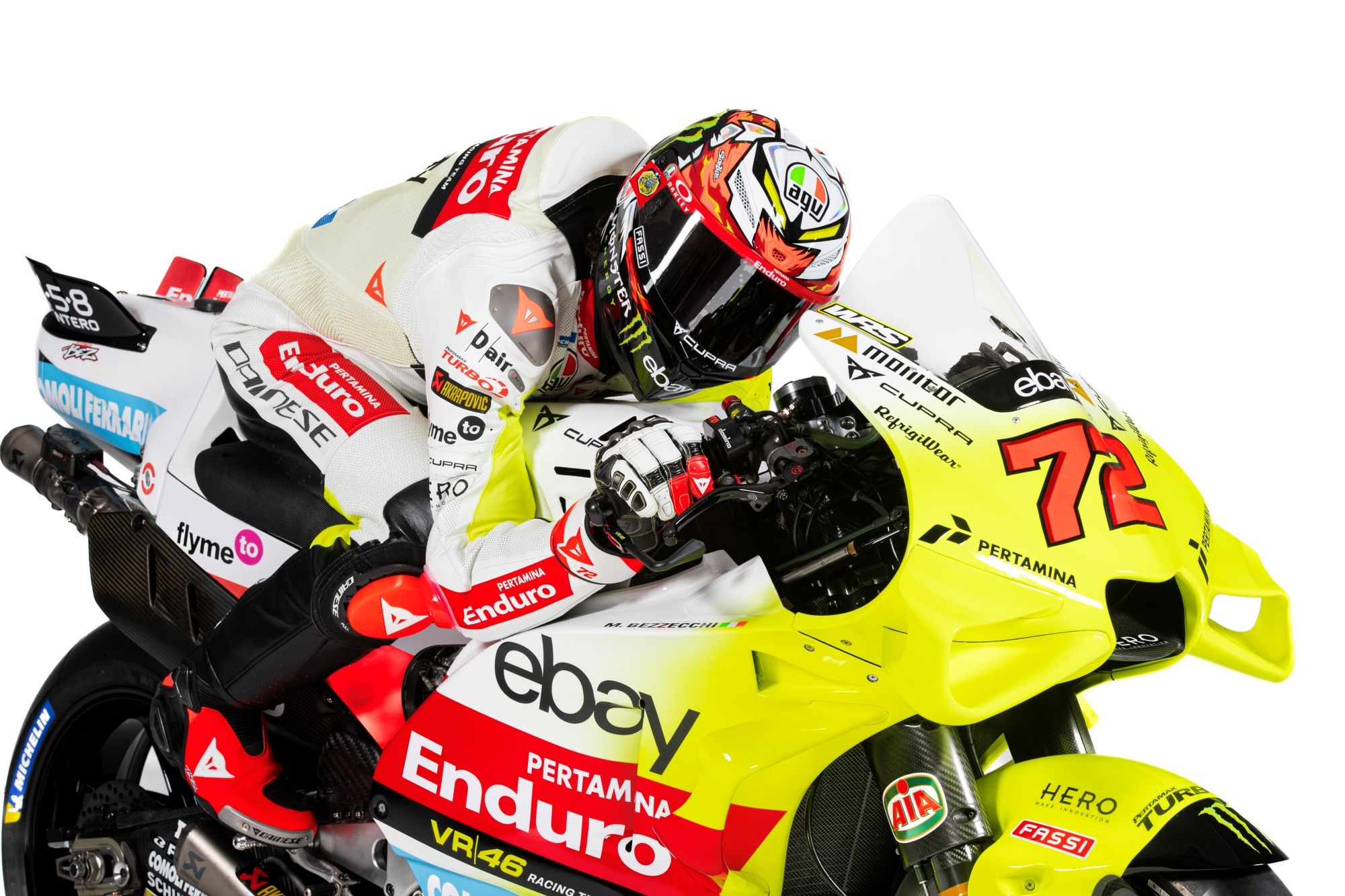 Ducati Desmosedici GP23 Pertamina Enduro VR46 MotoGP 2024 Marco Bezzecchi Fabio Di Giannantonio 01