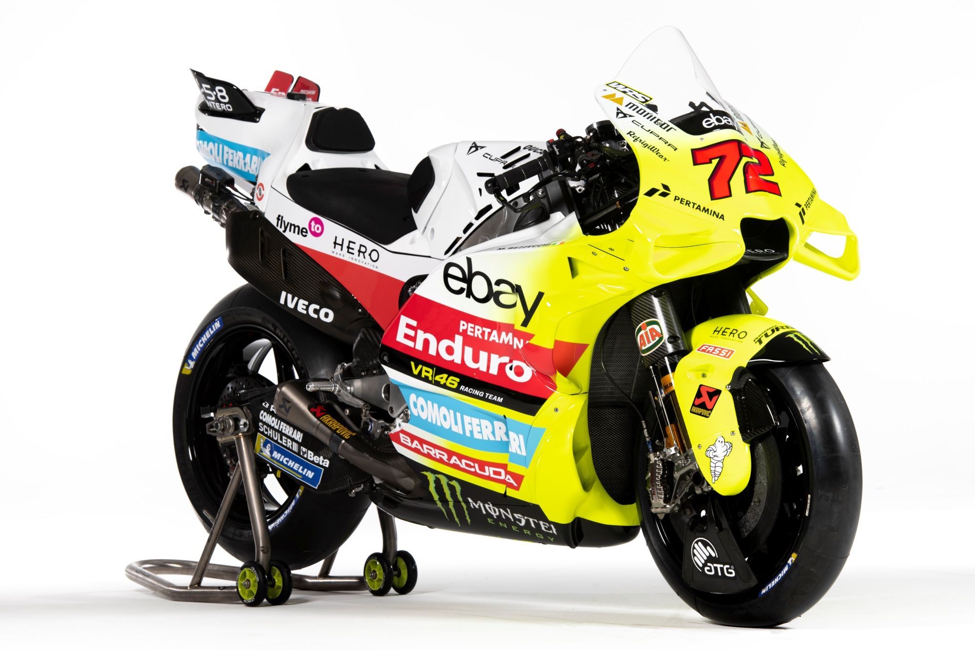 Ducati Desmosedici GP23 Pertamina Enduro VR46 MotoGP 2024 Marco Bezzecchi Fabio Di Giannantonio 14